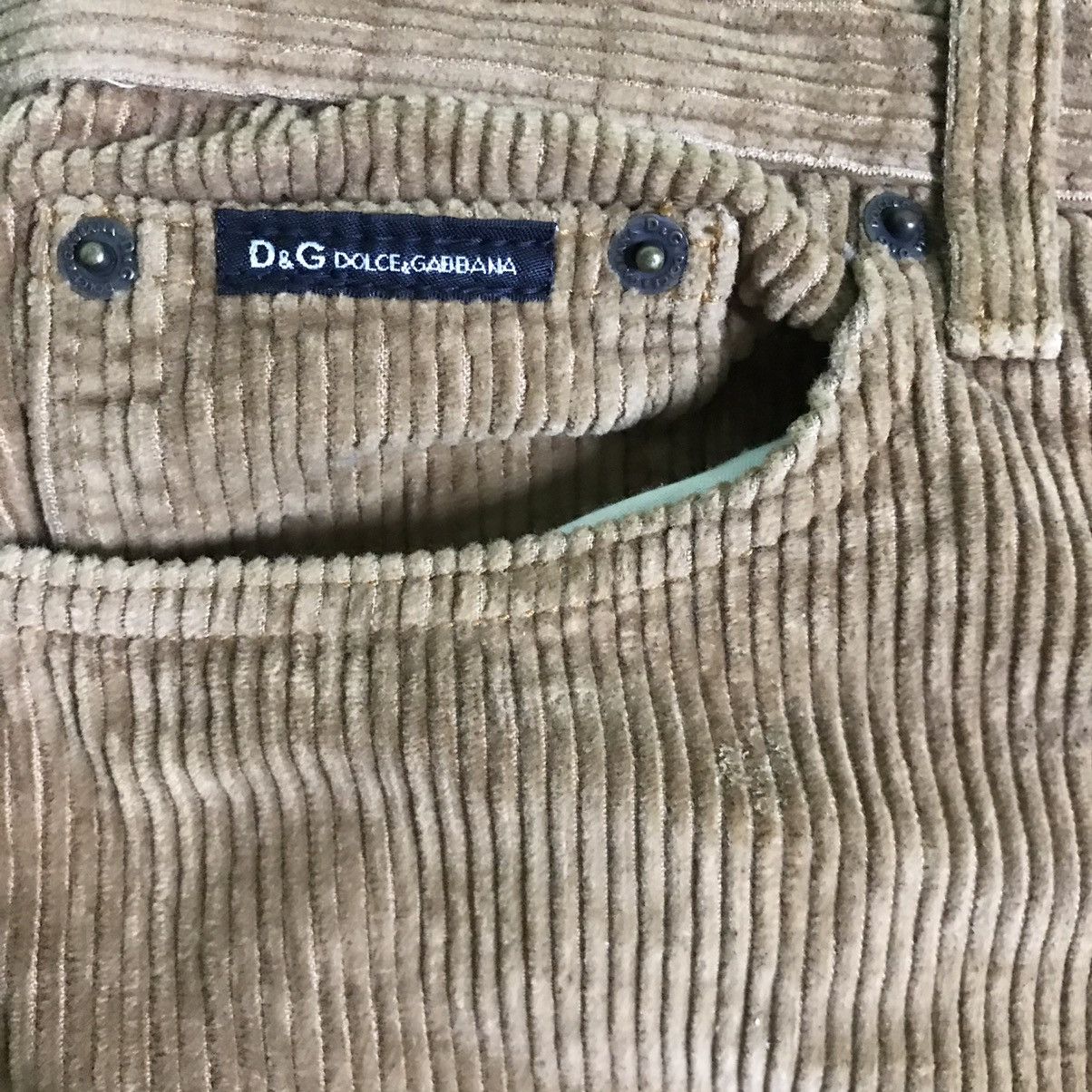 Dolce & Gabbana Dolce & Gabbana Button Corduroy Denim Jeans Pants Carpenter Size US 30 / EU 46 - 10 Thumbnail
