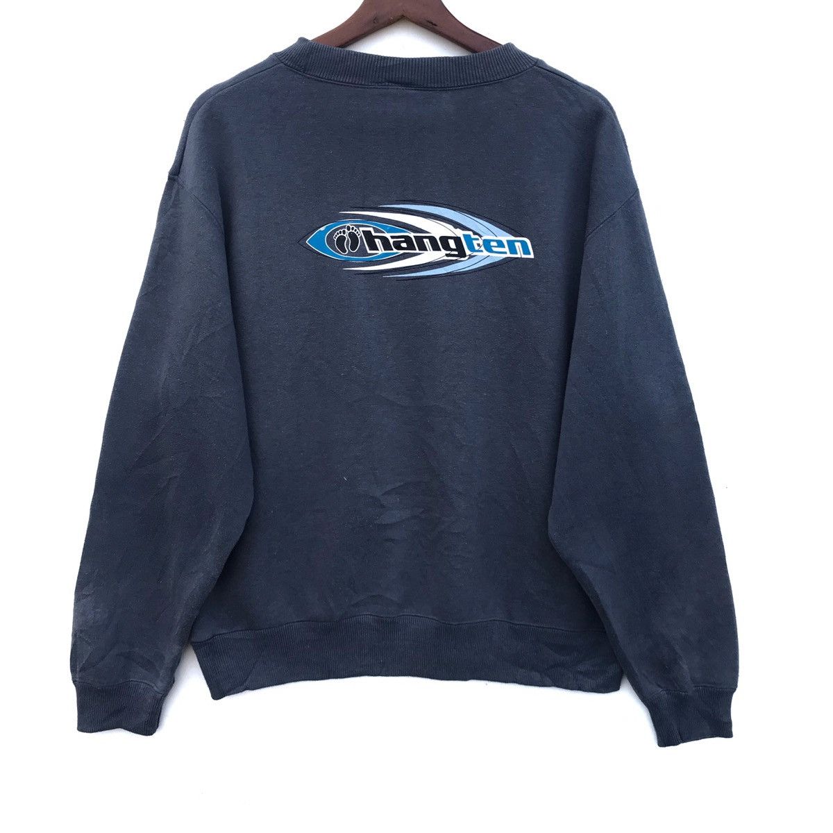 Hang Ten Vintage Hang Ten BigLogo Crewneck Sweatshirt Size US M / EU 48-50 / 2 - 5 Thumbnail