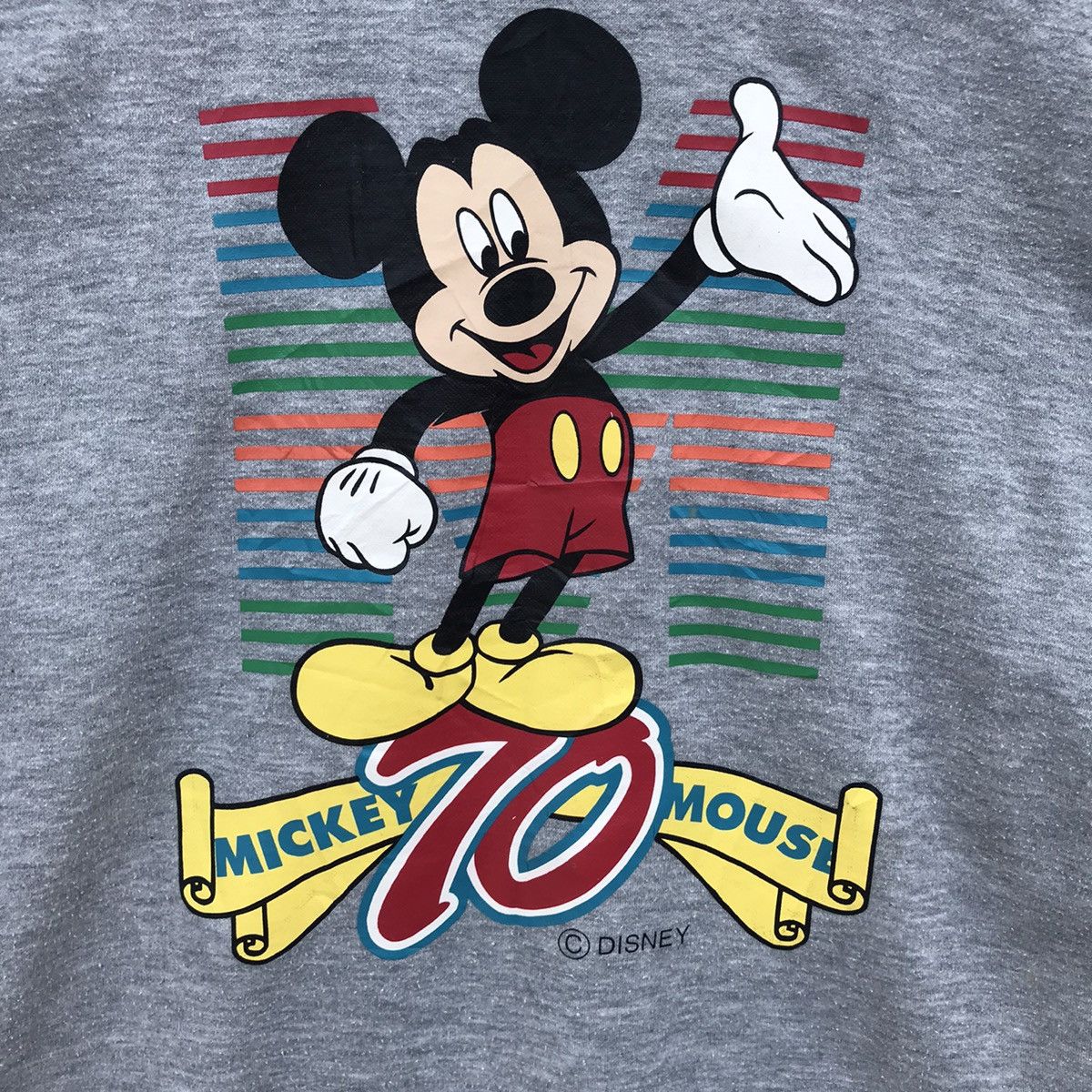 Disney Mickey Mouse Celebration BigLogo Crewneck Sweatshirt Size US M / EU 48-50 / 2 - 5 Thumbnail
