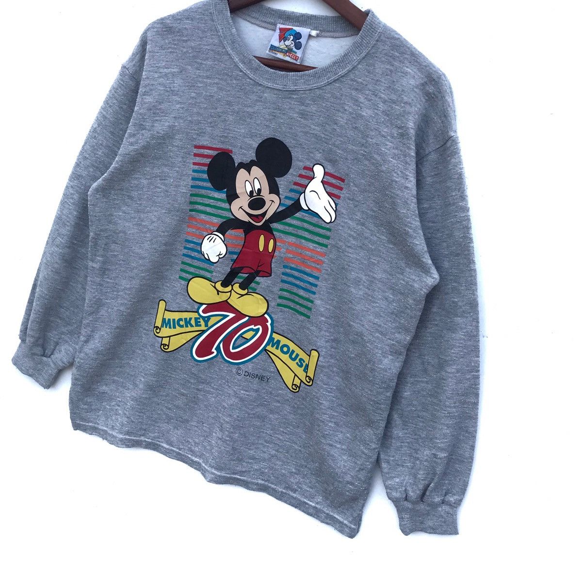 Disney Mickey Mouse Celebration BigLogo Crewneck Sweatshirt Size US M / EU 48-50 / 2 - 3 Thumbnail