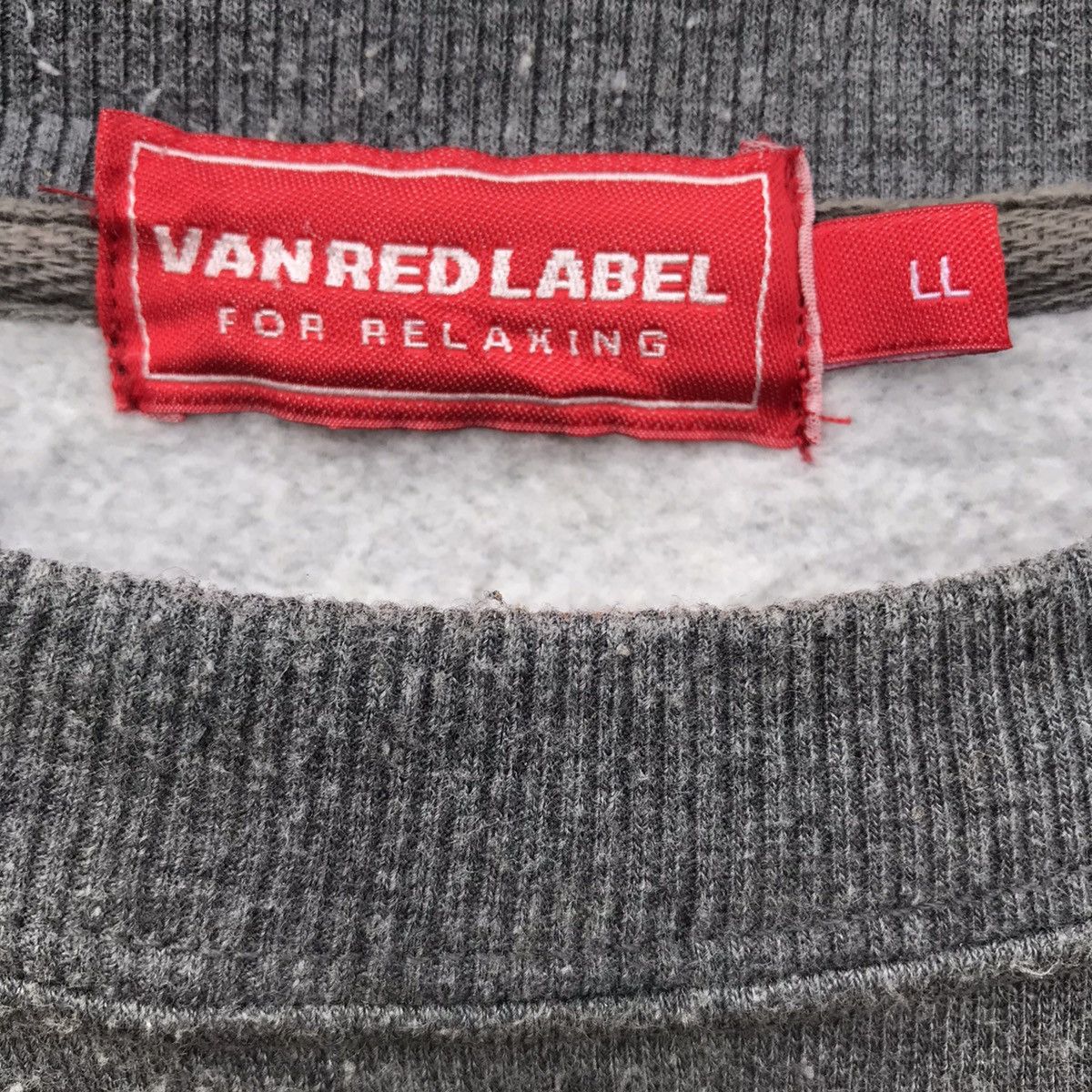 Van Vintage Van Red Label spellout Crewneck Sweatshirt Size US L / EU 52-54 / 3 - 6 Thumbnail