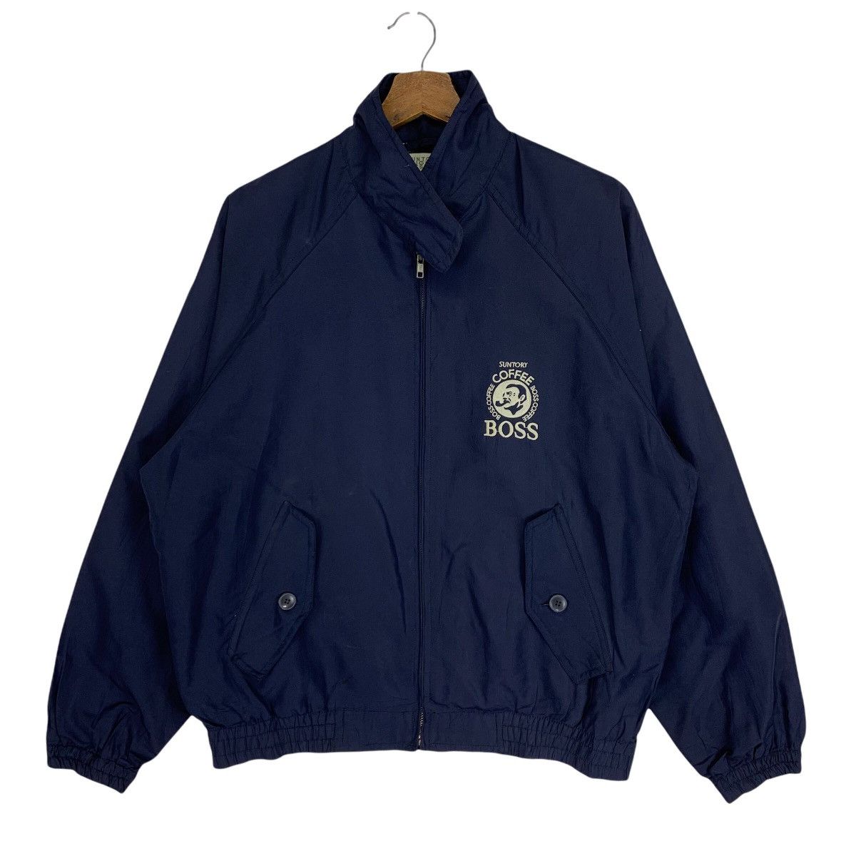 Japanese Brand Suntory Coffee Boss Windbreaker Light Jacket Size US M / EU 48-50 / 2 - 1 Thumbnail