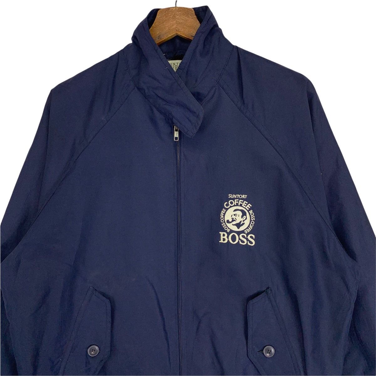 Japanese Brand Suntory Coffee Boss Windbreaker Light Jacket Size US M / EU 48-50 / 2 - 2 Thumbnail