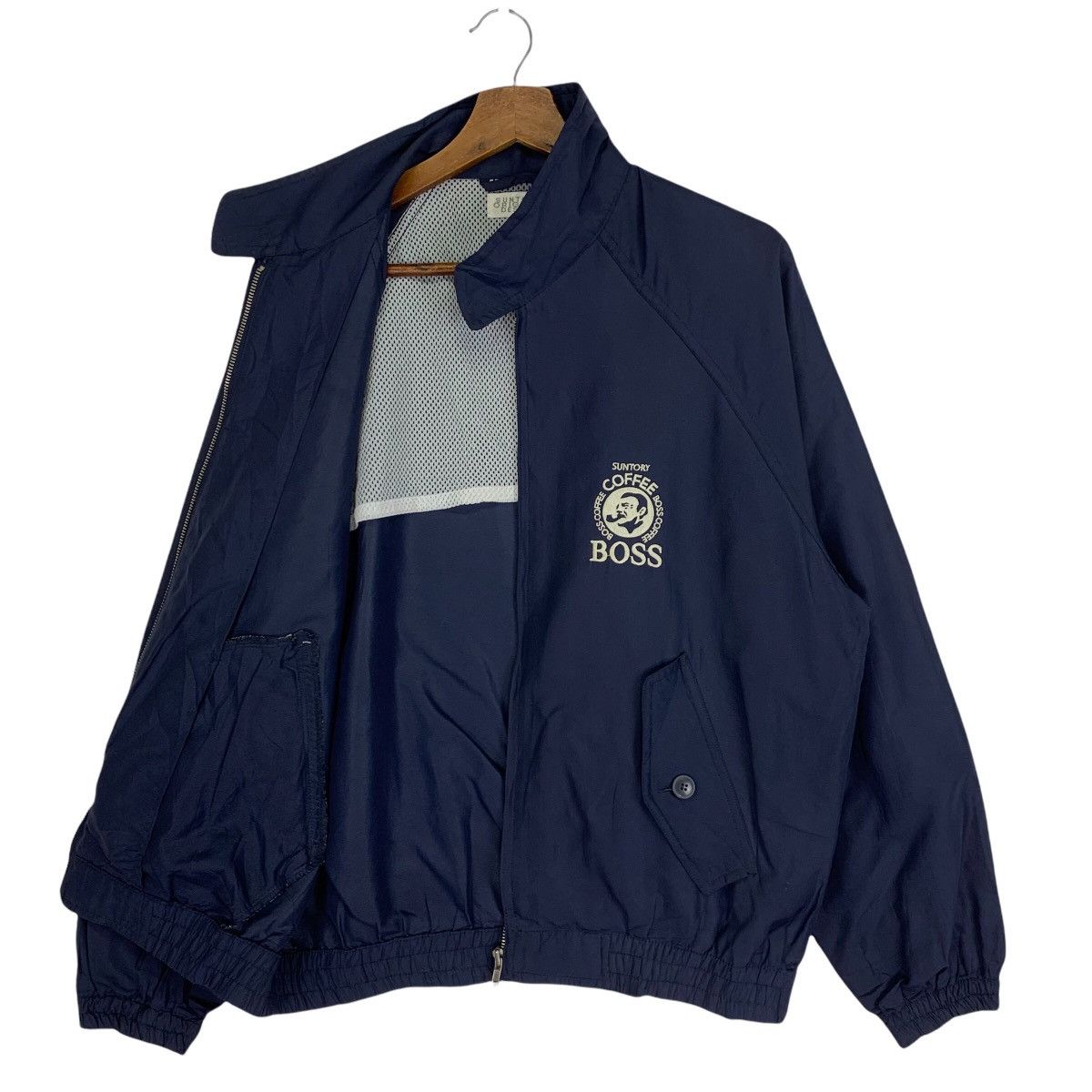 Japanese Brand Suntory Coffee Boss Windbreaker Light Jacket Size US M / EU 48-50 / 2 - 4 Thumbnail