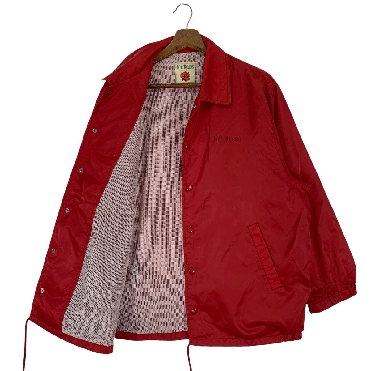 Japanese Brand Vintage Four Rose Zipper Light Jacket Size US L / EU 52-54 / 3 - 5 Thumbnail