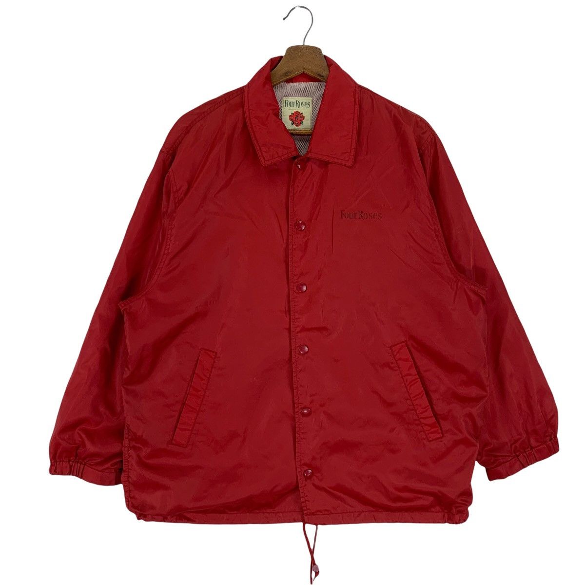 Japanese Brand Vintage Four Rose Zipper Light Jacket Size US L / EU 52-54 / 3 - 2 Thumbnail
