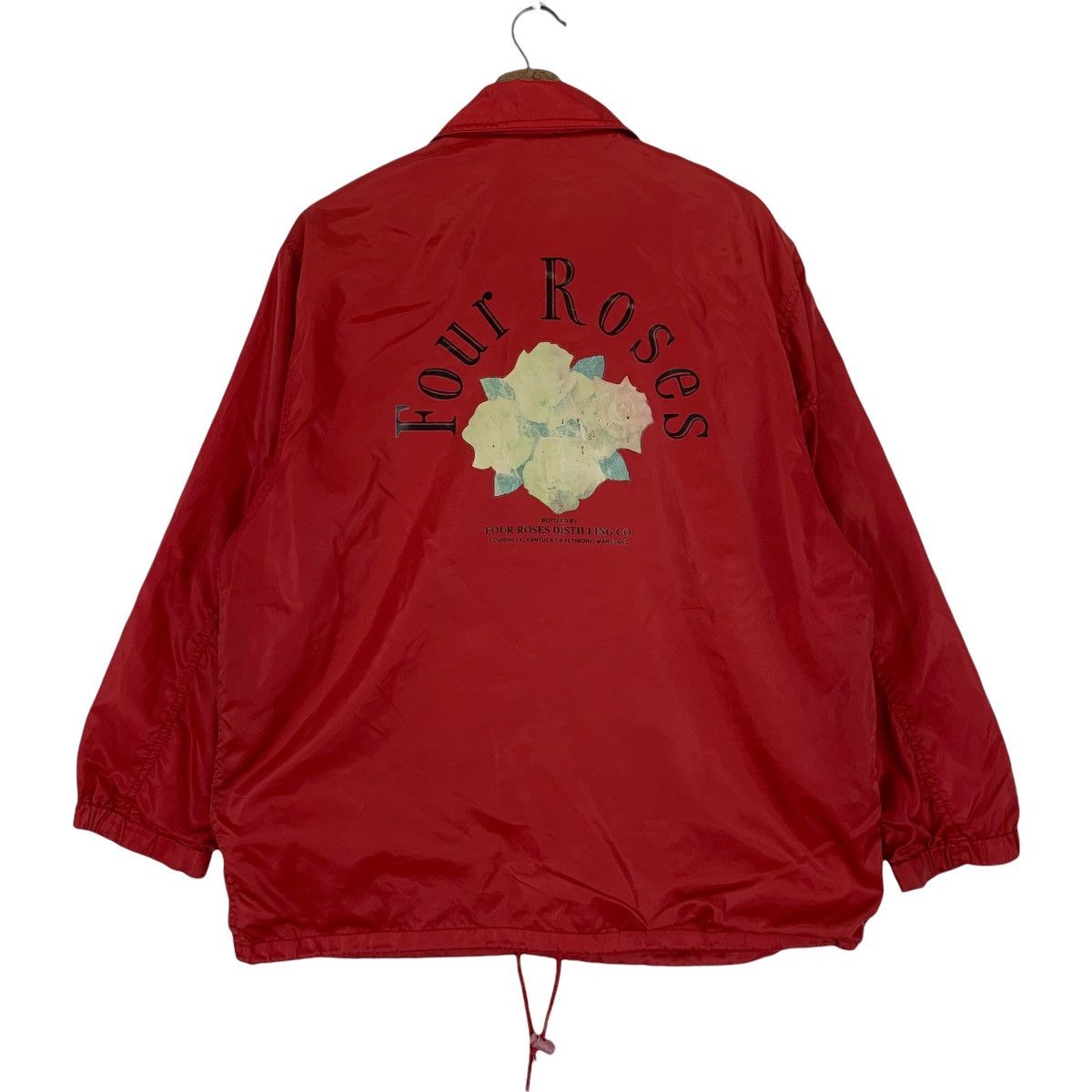 Japanese Brand Vintage Four Rose Zipper Light Jacket Size US L / EU 52-54 / 3 - 1 Thumbnail