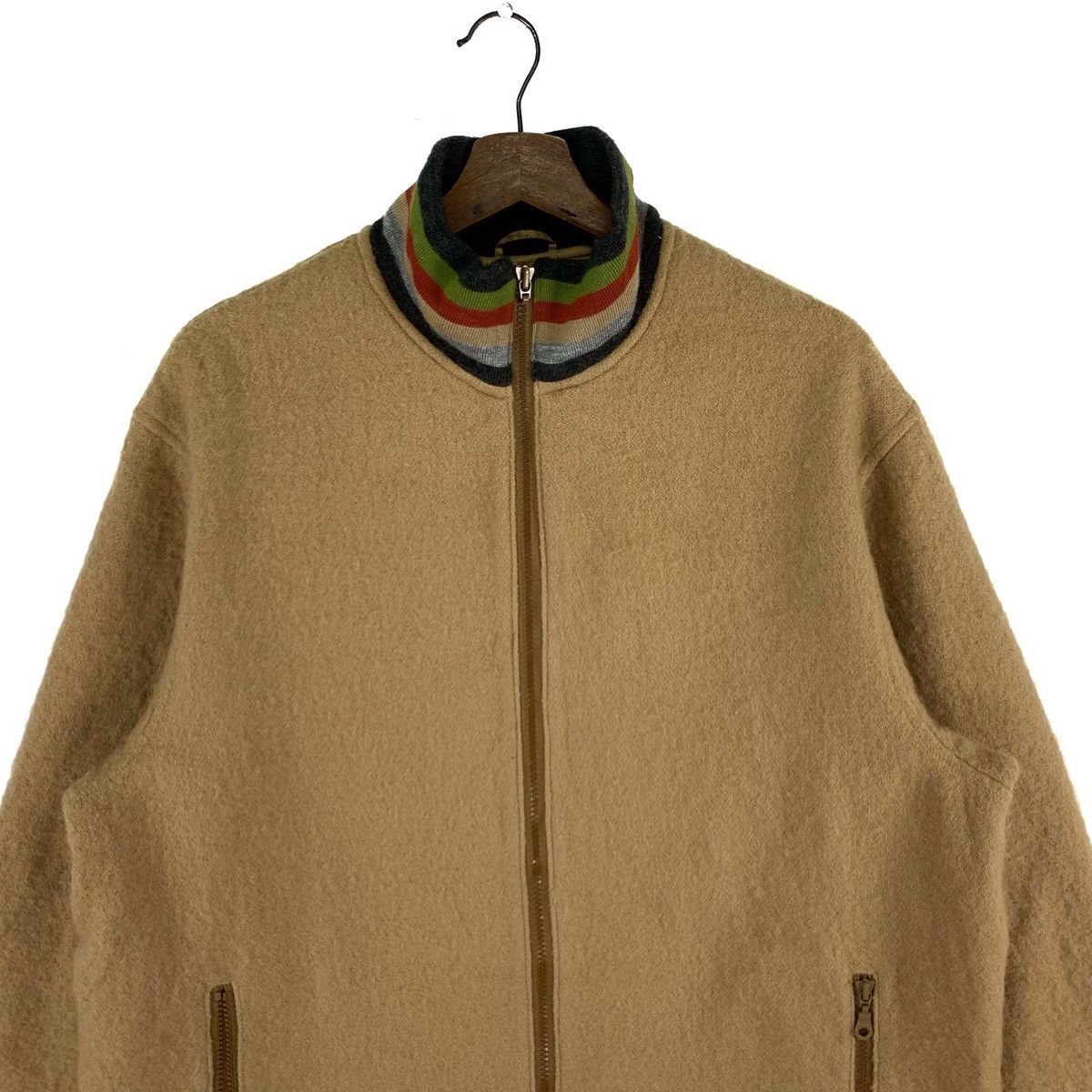Japanese Brand Drugs Store Rare Wool Spellout Zipper Jacket Size US L / EU 52-54 / 3 - 3 Thumbnail