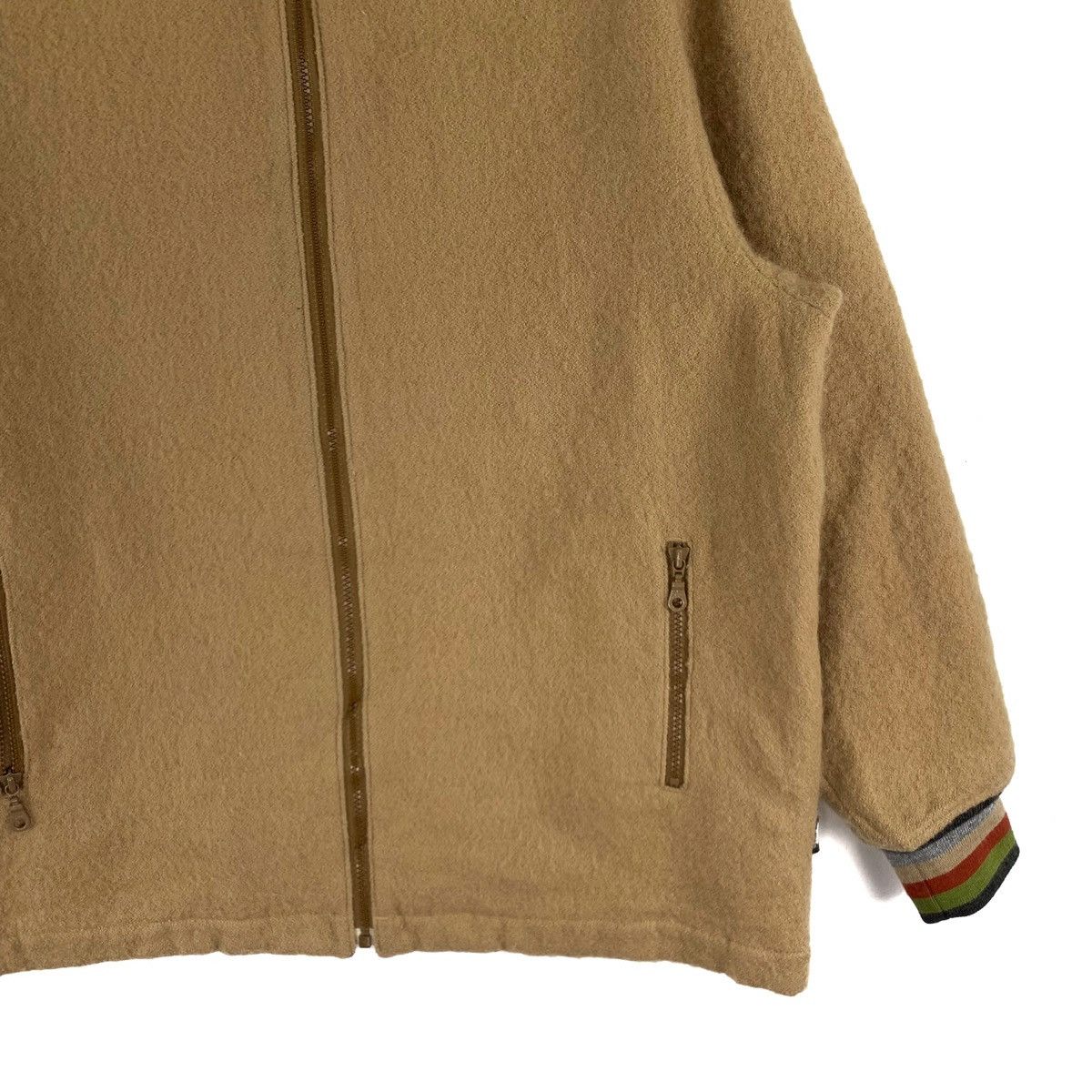 Japanese Brand Drugs Store Rare Wool Spellout Zipper Jacket Size US L / EU 52-54 / 3 - 4 Thumbnail