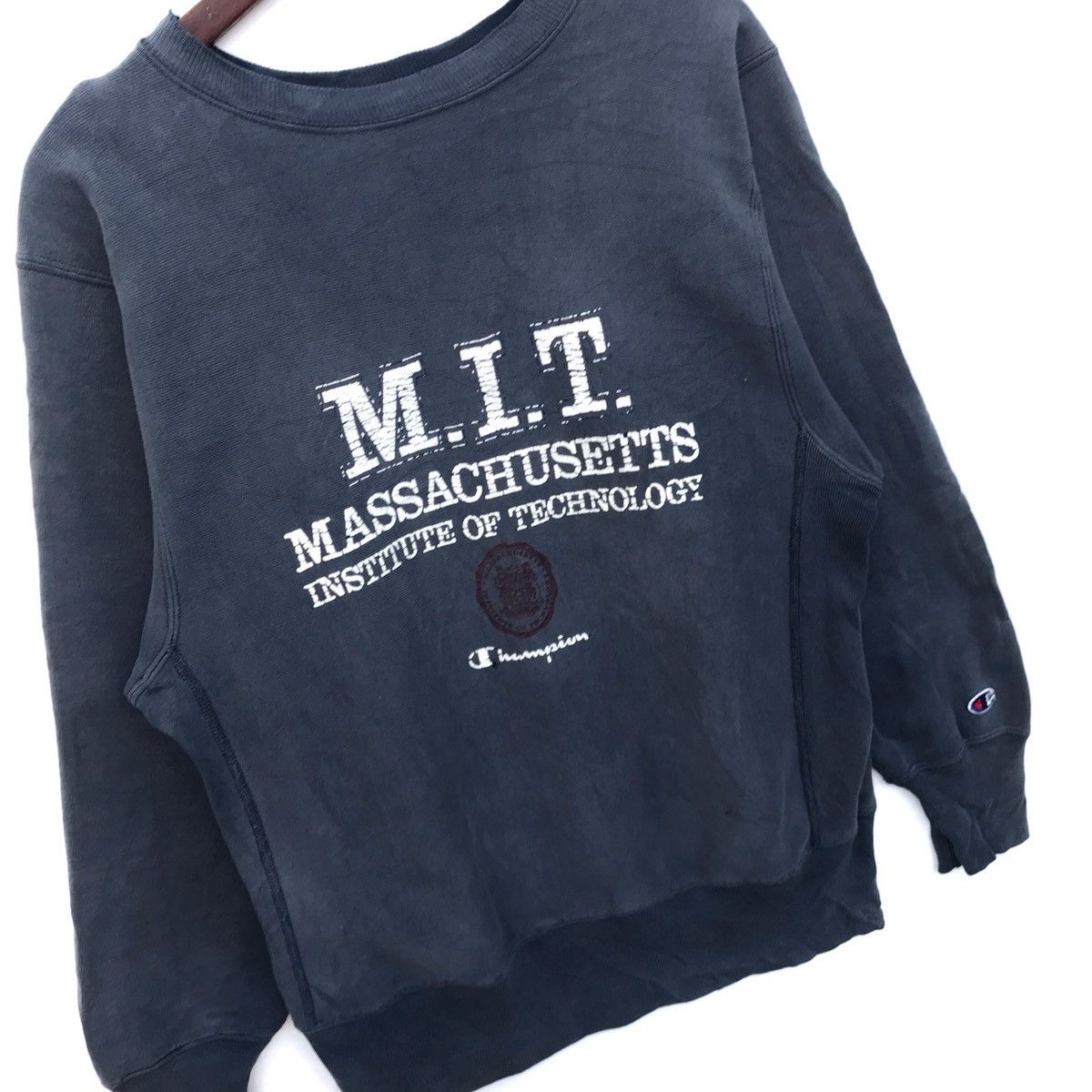 Champion Vintage Champion Reverse Weave MIT Crewneck Sweatshirt Size US M / EU 48-50 / 2 - 2 Thumbnail