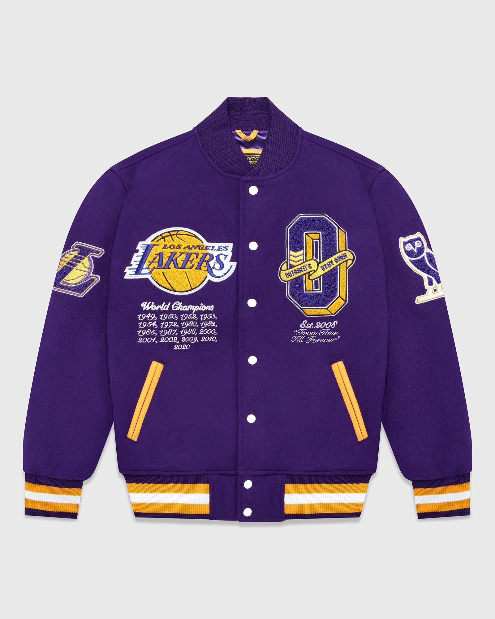 Drake OVO X NBA LAKERS VARSITY JACKET Size US XL / EU 56 / 4 - 5 Thumbnail