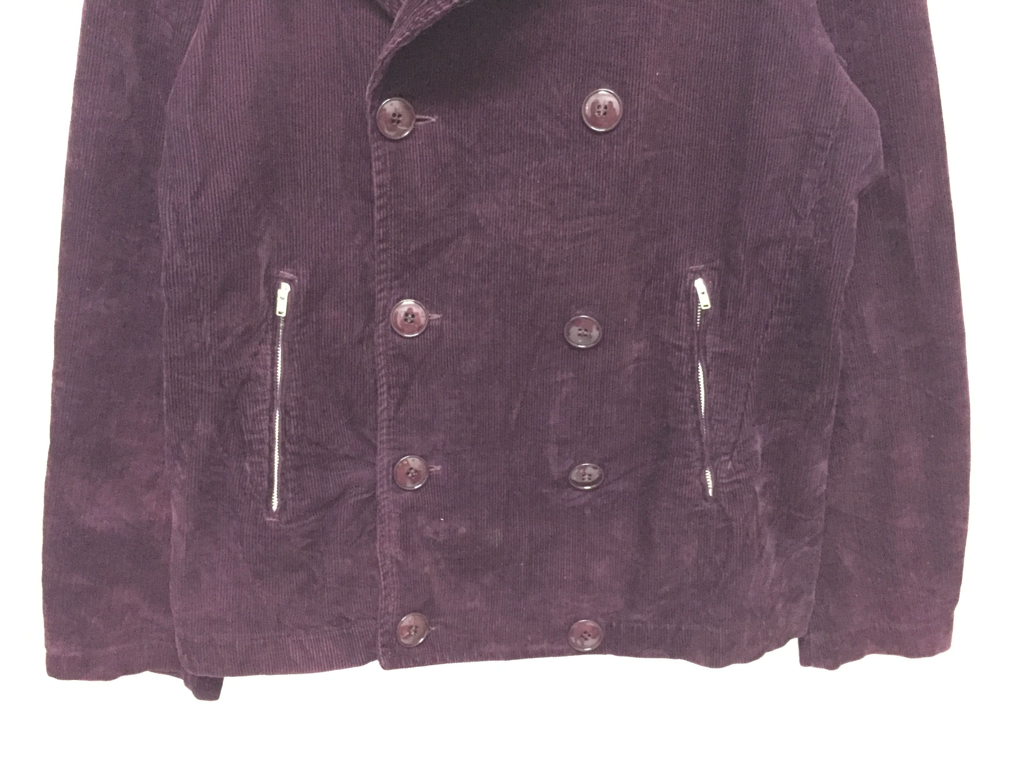 CABANE de ZUCCa 2004 ZUCCA By Issey Miyake double breast corduroy jacket Size US M / EU 48-50 / 2 - 4 Thumbnail