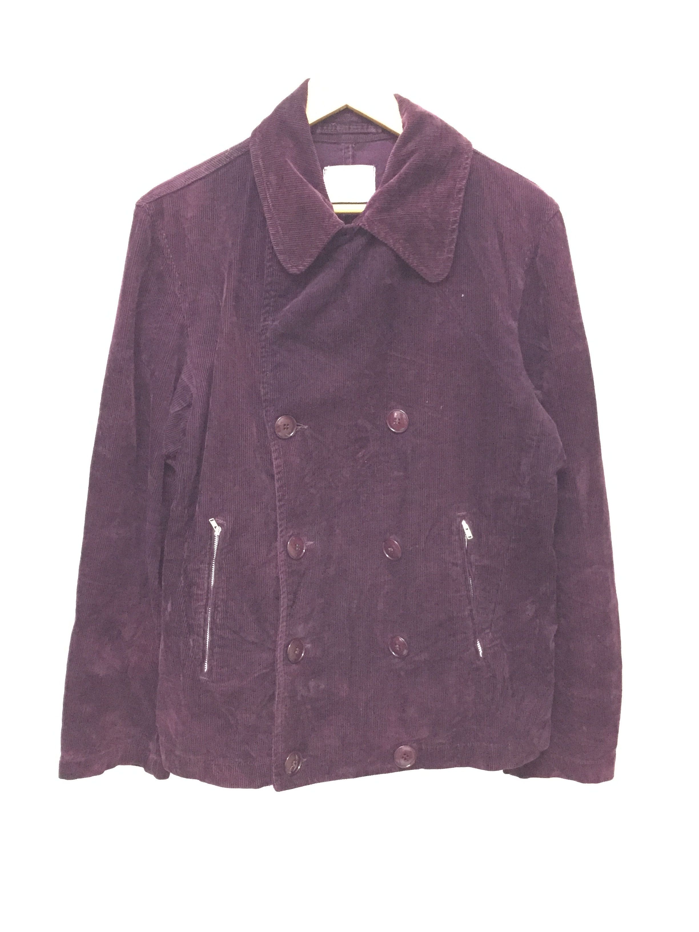 CABANE de ZUCCa 2004 ZUCCA By Issey Miyake double breast corduroy jacket Size US M / EU 48-50 / 2 - 7 Thumbnail