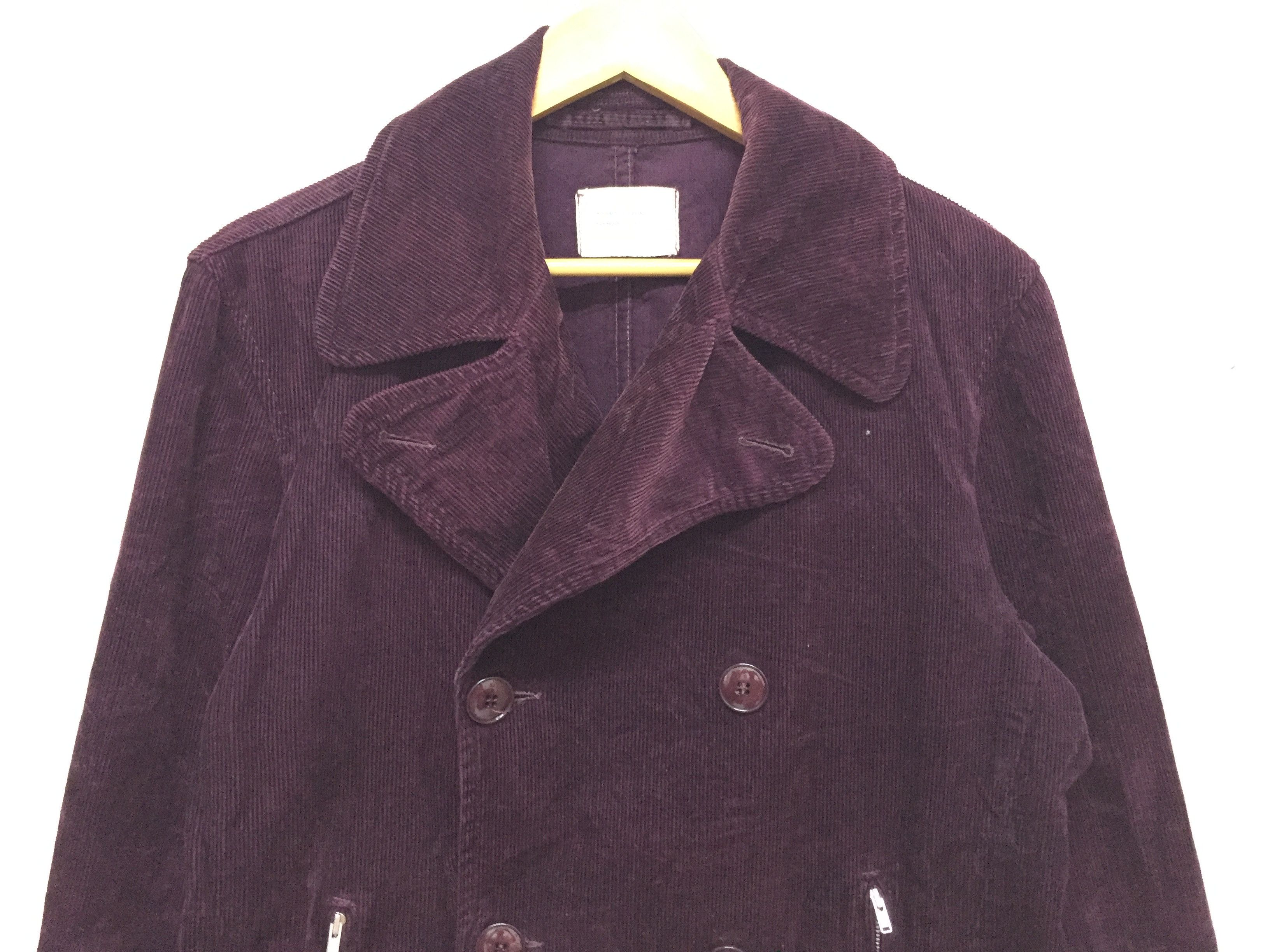 CABANE de ZUCCa 2004 ZUCCA By Issey Miyake double breast corduroy jacket Size US M / EU 48-50 / 2 - 3 Thumbnail