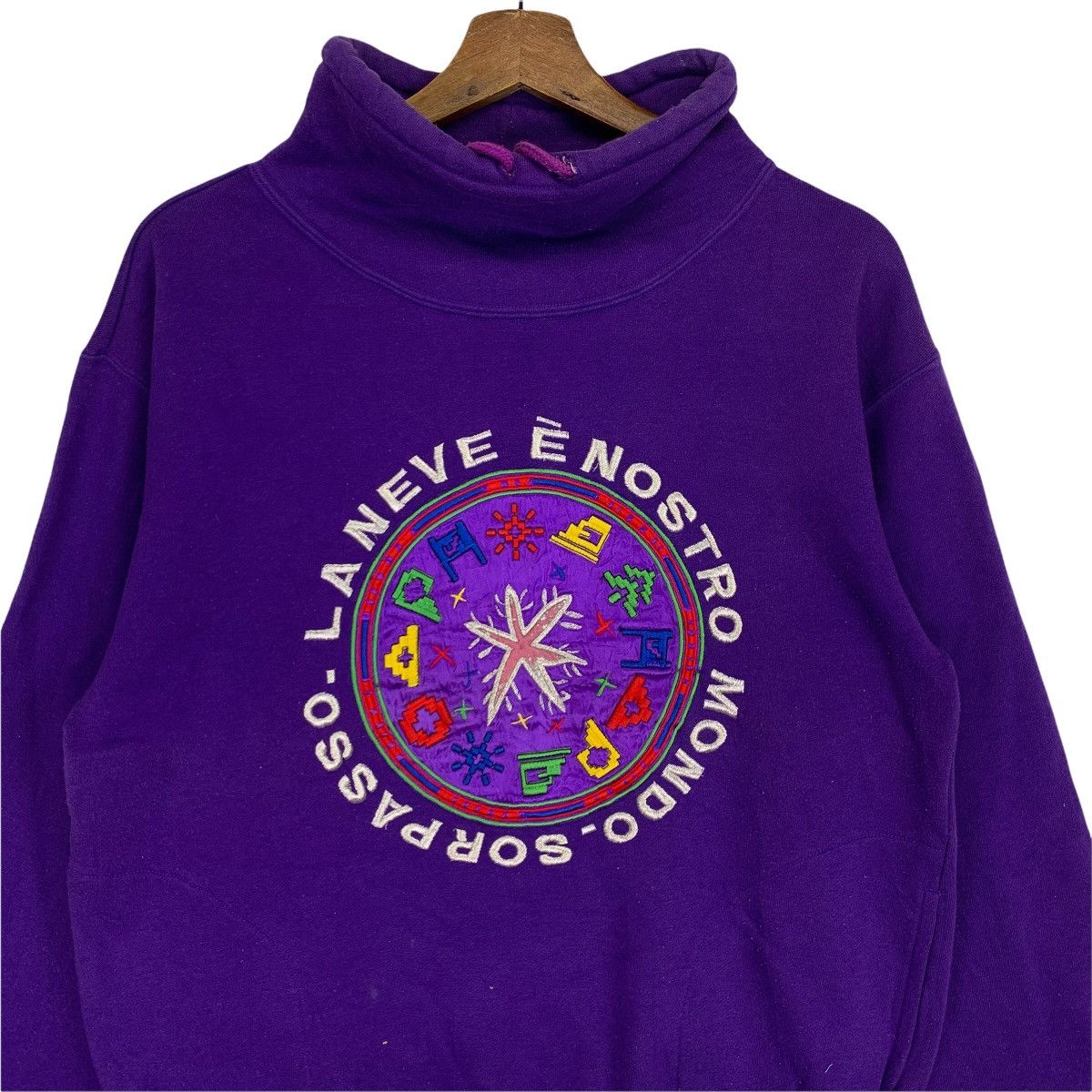 Iro 90s IRO Embroidery Logo Pullover turtleneck Sweatshirt Size US L / EU 52-54 / 3 - 2 Thumbnail