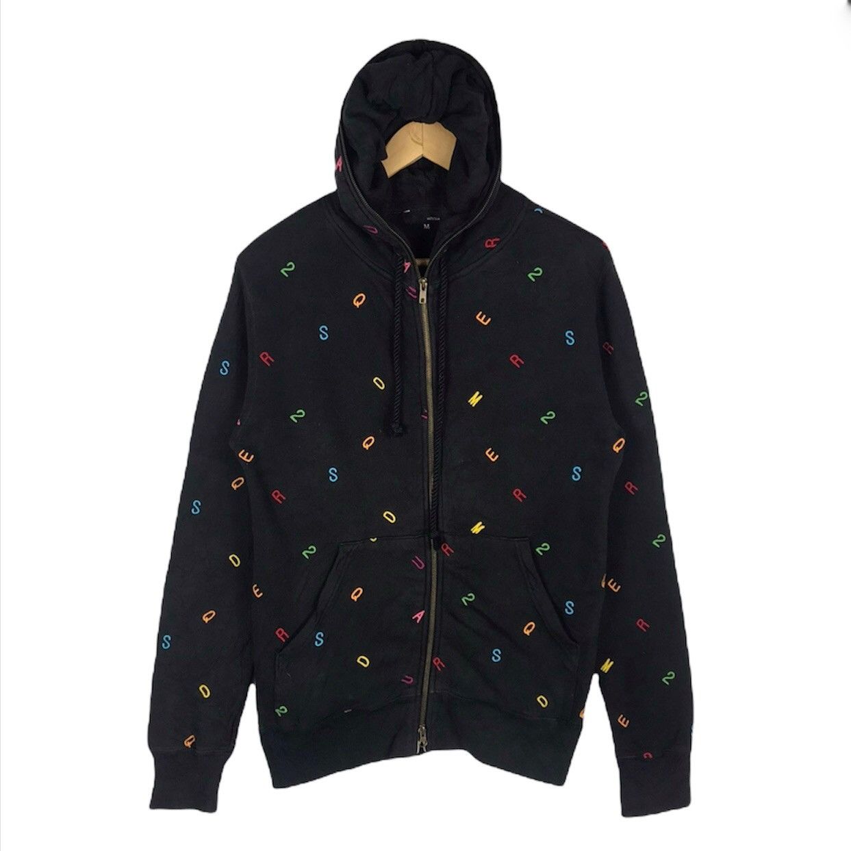 Japanese Brand M25quared Embroidery Full Print Hoodie Sweatshirt Size US M / EU 48-50 / 2 - 1 Thumbnail