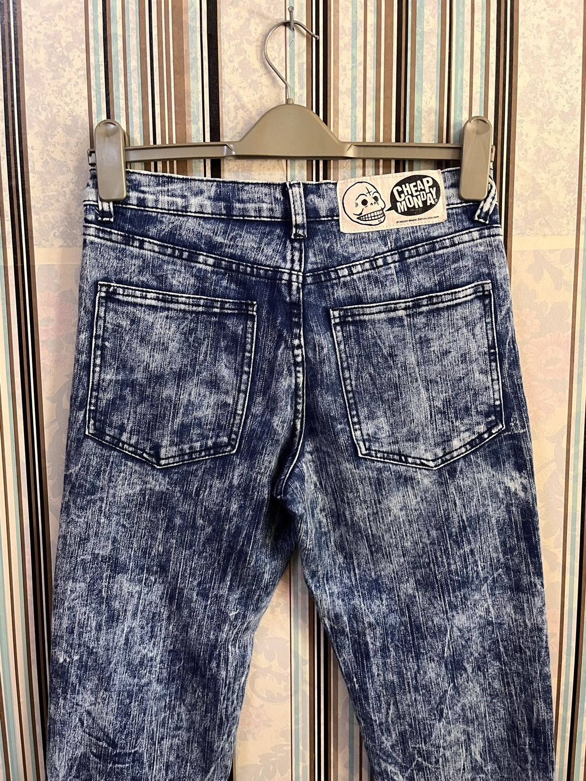 Cheap Monday 1990s blue sky skinny stretched #C2 Size US 27 - 4 Thumbnail