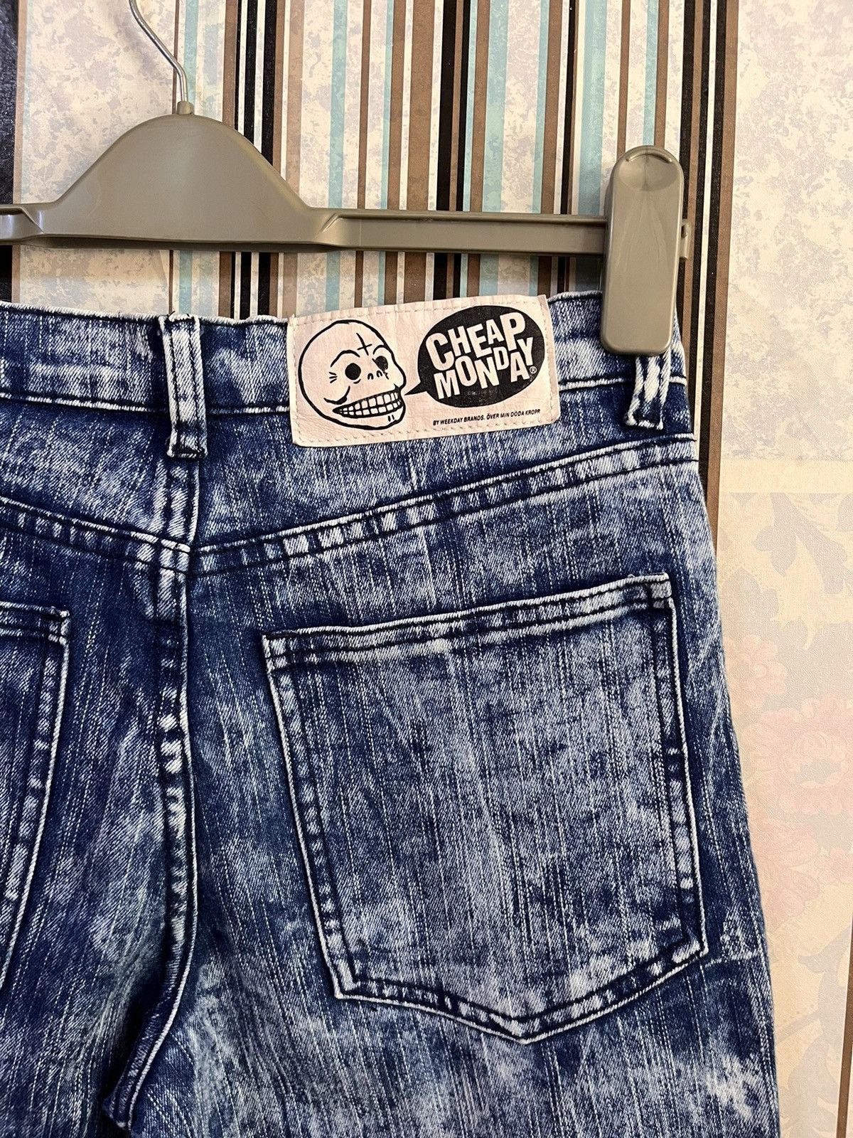 Cheap Monday 1990s blue sky skinny stretched #C2 Size US 27 - 5 Thumbnail