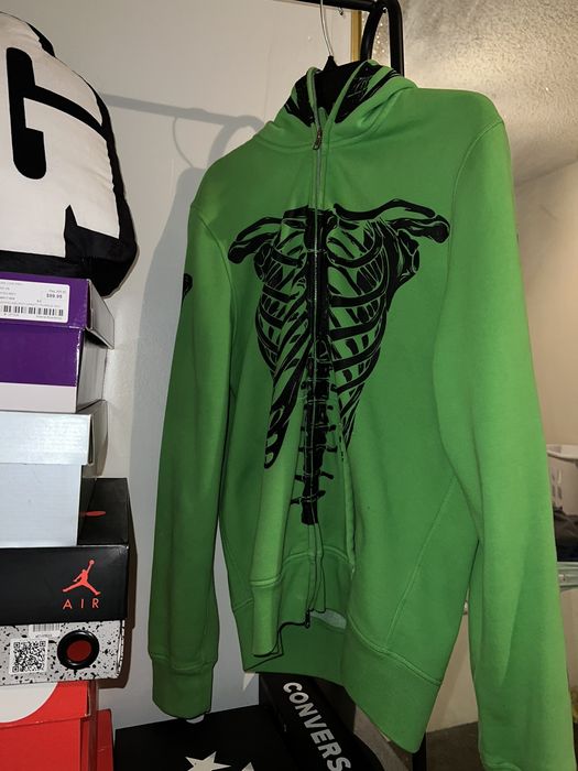 Goth money records online skeleton hoodie