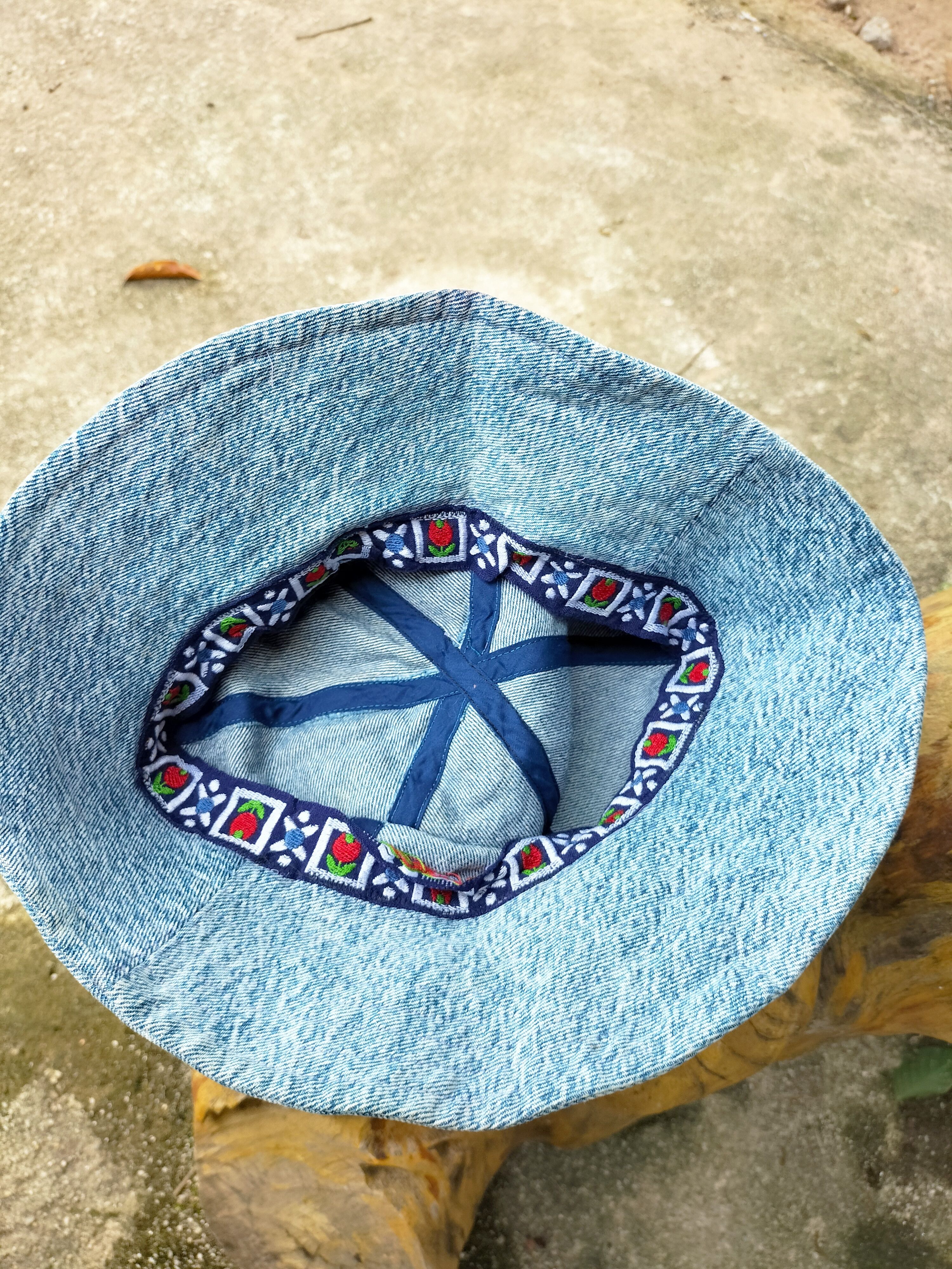 Vintage Vintage Asic Wash Bucket Hat streetwear fashion native Size ONE SIZE - 3 Thumbnail