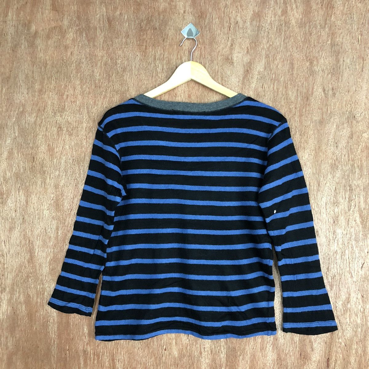 mercibeaucoup Mercibeaucoup Stripe Blue black Knitwear #H145 Size M / US 6-8 / IT 42-44 - 14 Thumbnail
