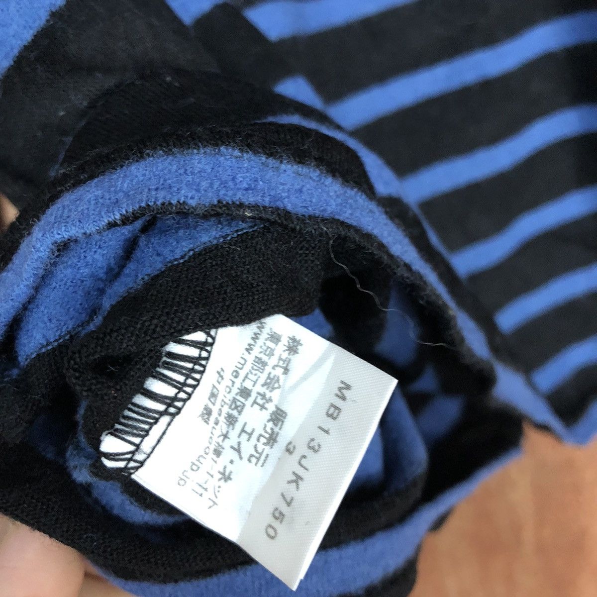 mercibeaucoup Mercibeaucoup Stripe Blue black Knitwear #H145 Size M / US 6-8 / IT 42-44 - 15 Thumbnail