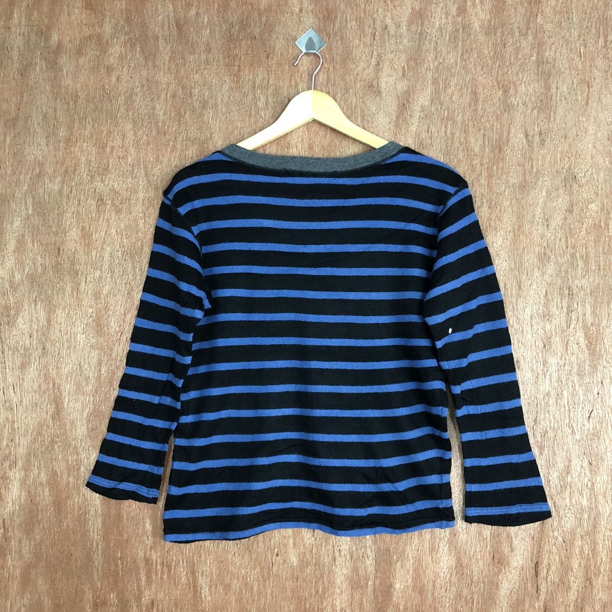 mercibeaucoup Mercibeaucoup Stripe Blue black Knitwear #H145 Size M / US 6-8 / IT 42-44 - 12 Thumbnail
