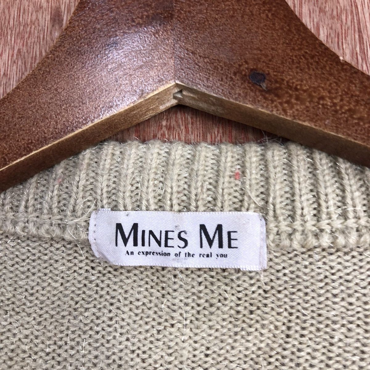 Vintage Mines Me Thrashed Brown Shag Shaggy Cardigan #H108 Size US L / EU 52-54 / 3 - 10 Thumbnail