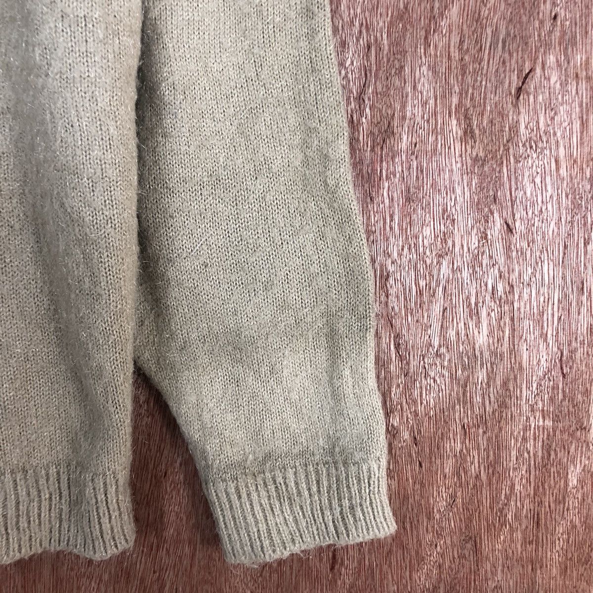 Vintage Mines Me Thrashed Brown Shag Shaggy Cardigan #H108 Size US L / EU 52-54 / 3 - 4 Thumbnail