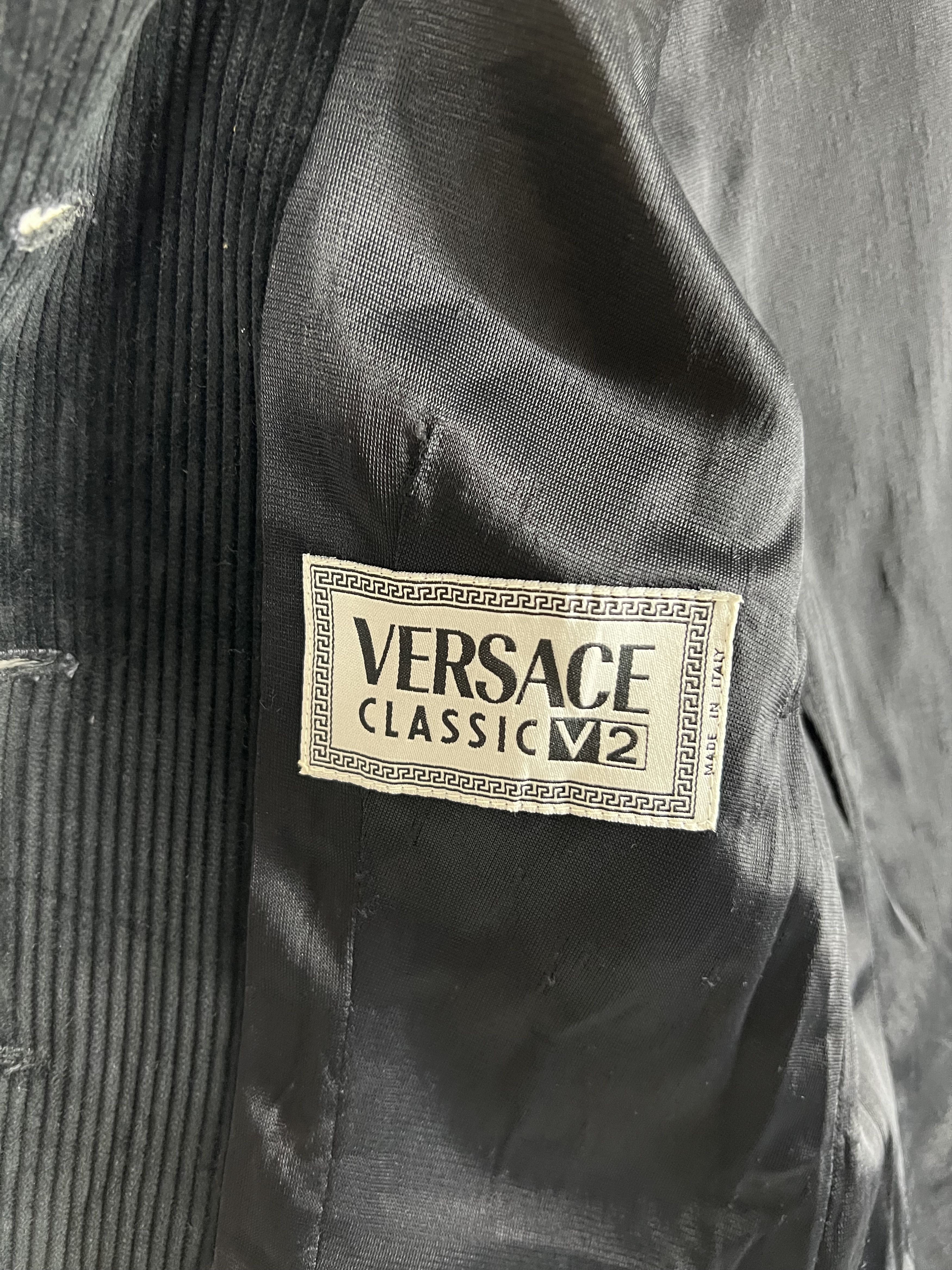 Versace VERSACE CLASSIC V2 VELVET BLAZER Size S / US 4 / IT 40 - 11 Thumbnail