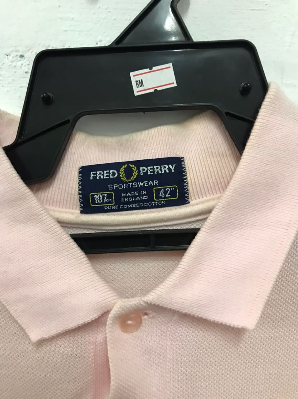 ENGLAND製 OLD FREDPERRY 42 希少 良品 Men's Wear FRED PERRY 90 s Fred Perry Made in England Polo