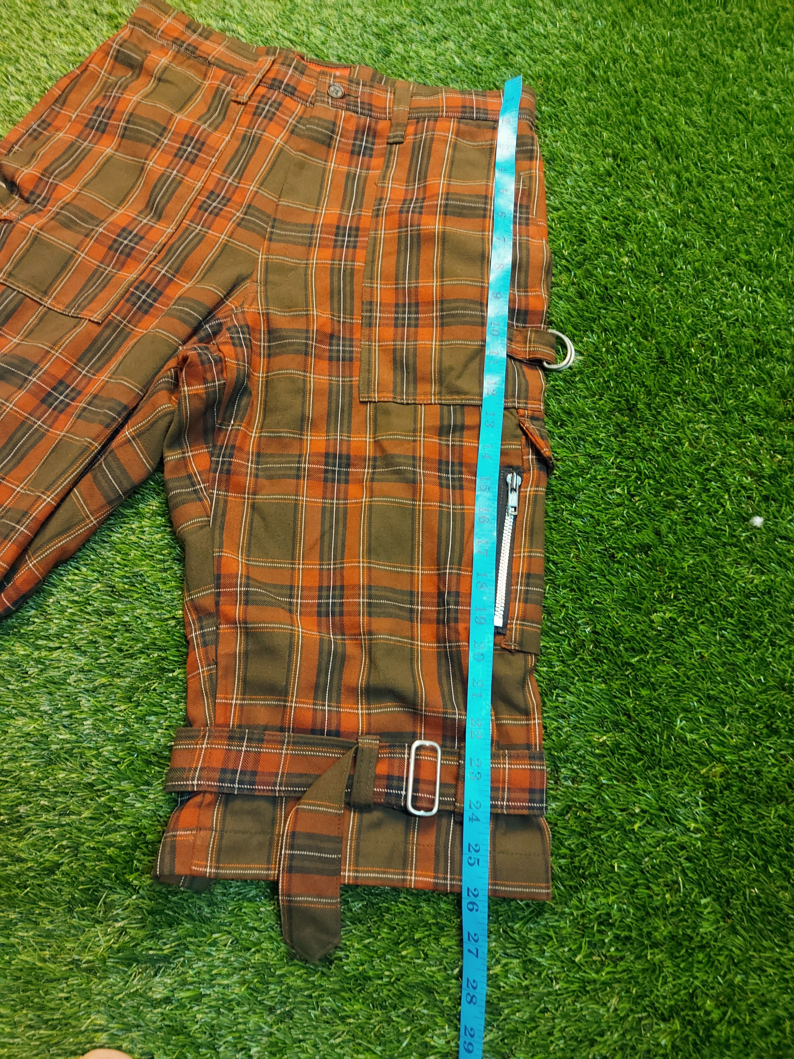 Japanese Brand × Seditionaries (J223) MEN BATSU - red tartan short pants Size US 30 / EU 46 - 8 Thumbnail