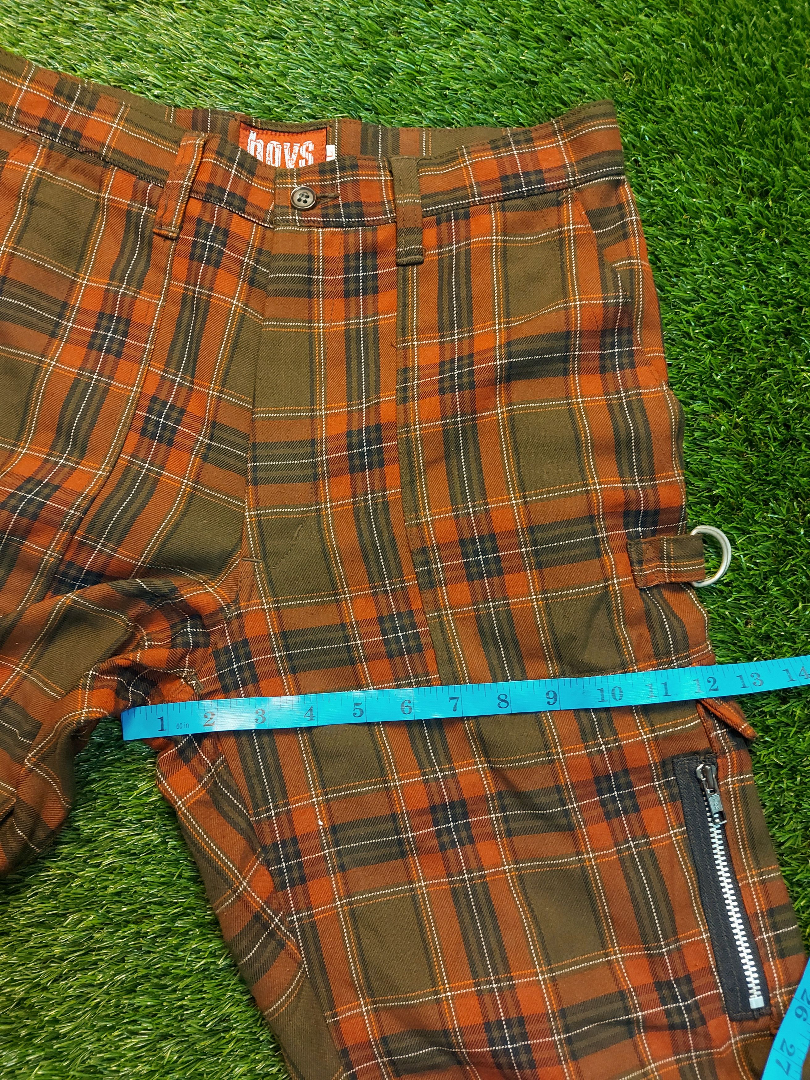 Japanese Brand × Seditionaries (J223) MEN BATSU - red tartan short pants Size US 30 / EU 46 - 6 Thumbnail