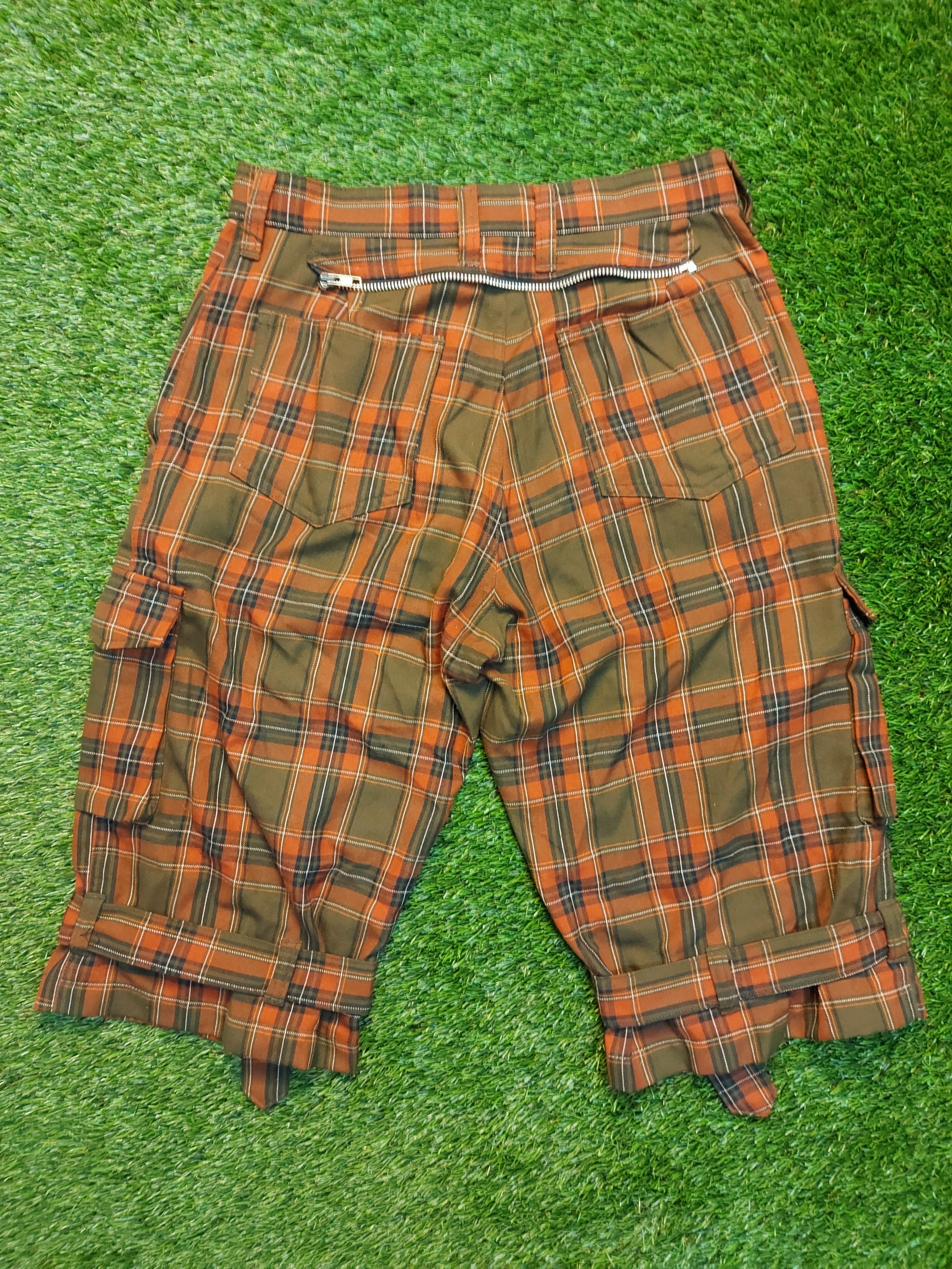 Japanese Brand × Seditionaries (J223) MEN BATSU - red tartan short pants Size US 30 / EU 46 - 9 Thumbnail