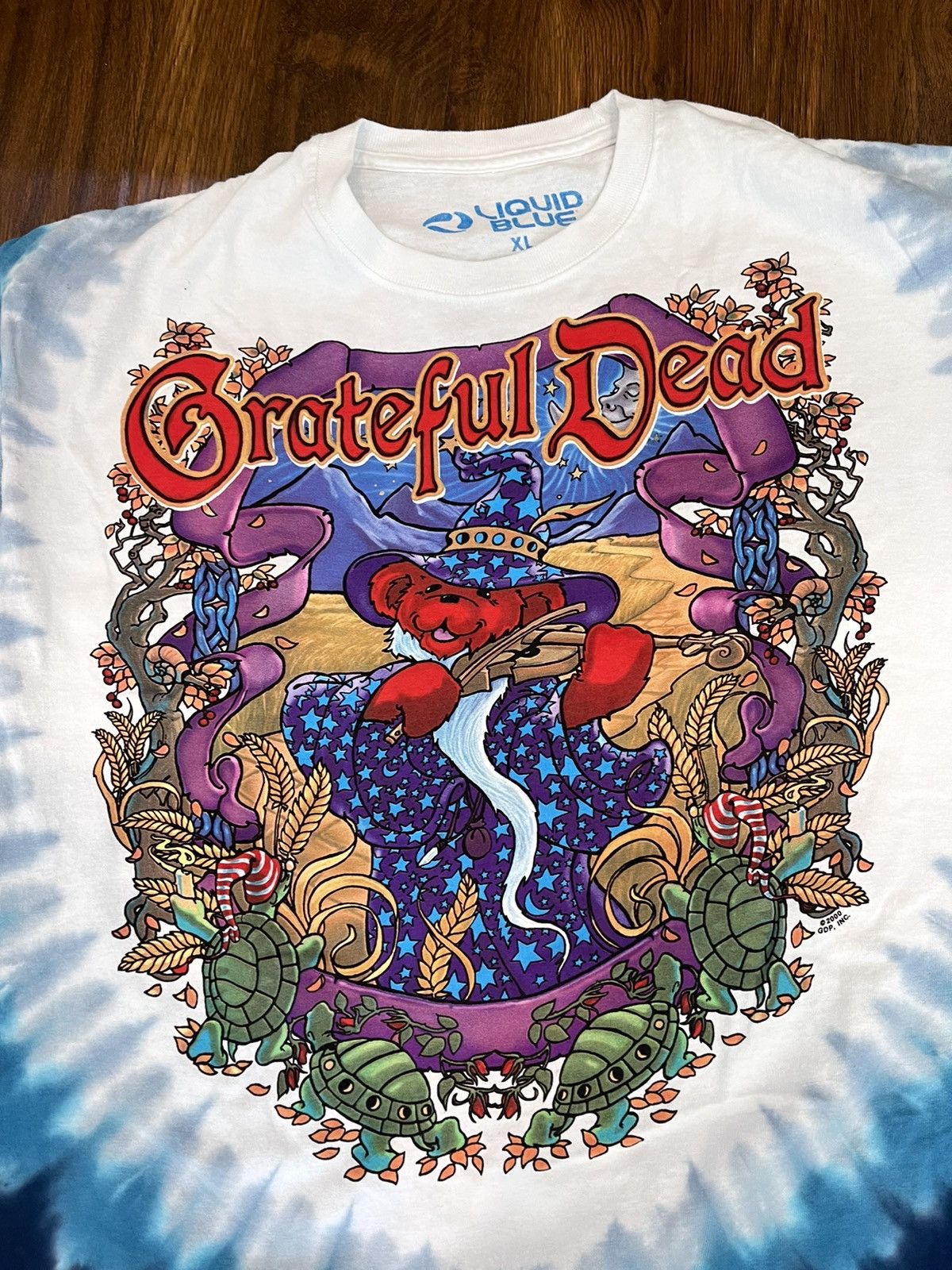 Grateful Dead × Liquid Blue Rare 2000 designed retro vintage Grateful Dead shirt Size US XL / EU 56 / 4 - 4 Thumbnail