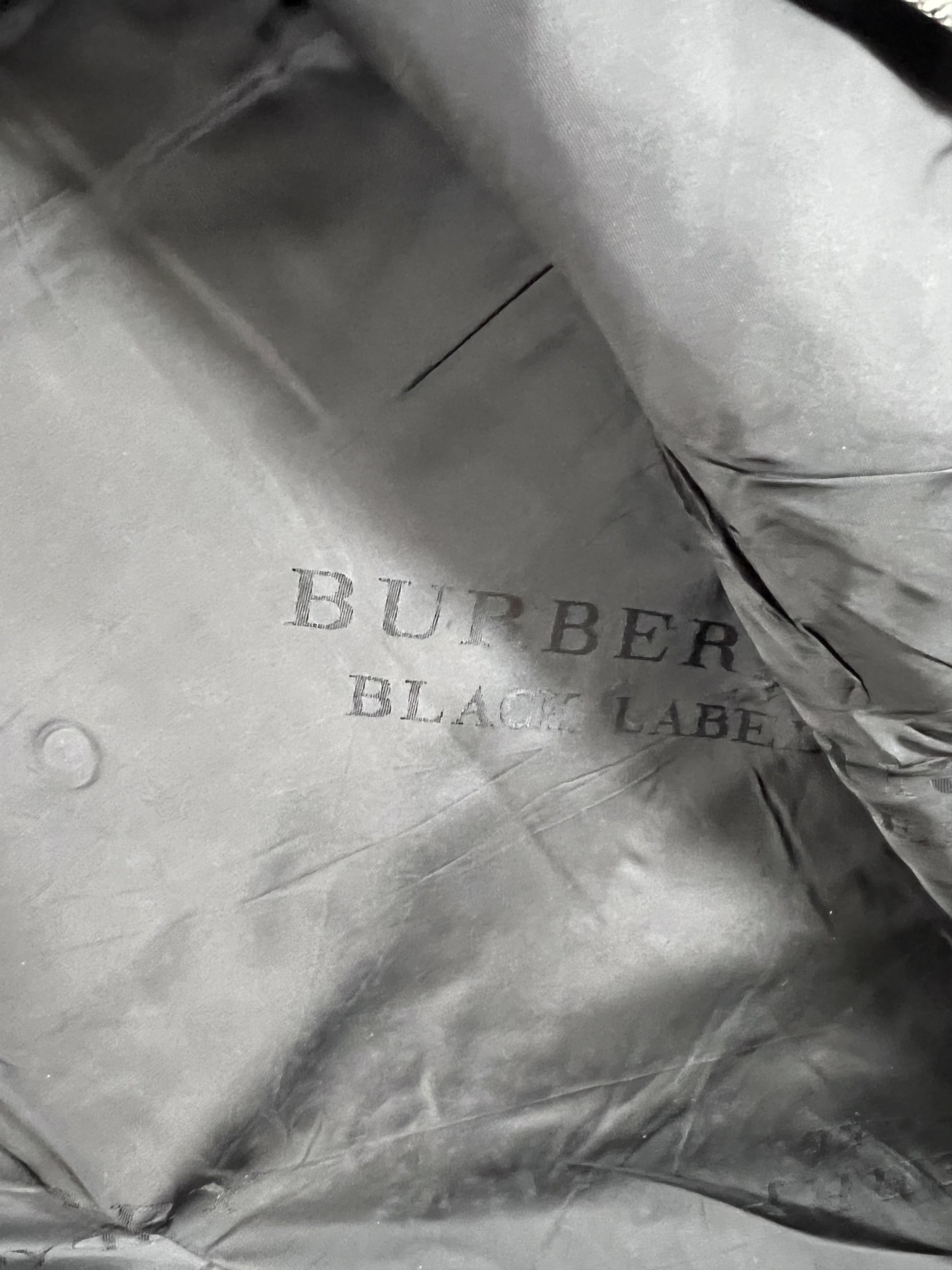 BURBERRY BLACK LABEL TRENCH COAT