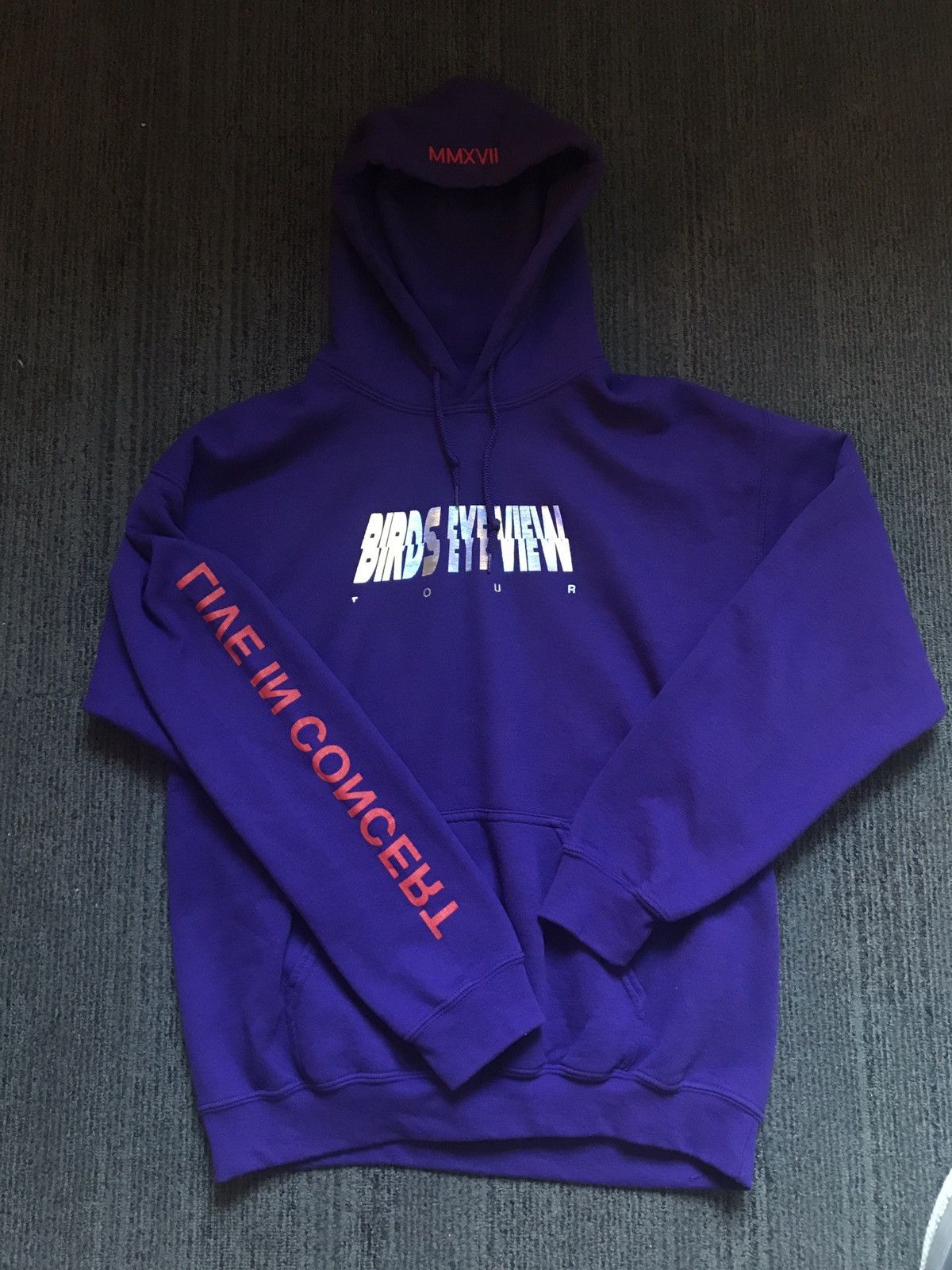 Travis Scott Purple Travis Scott Birds Eye View Tour Hoodie Size US M / EU 48-50 / 2 - 1 Thumbnail