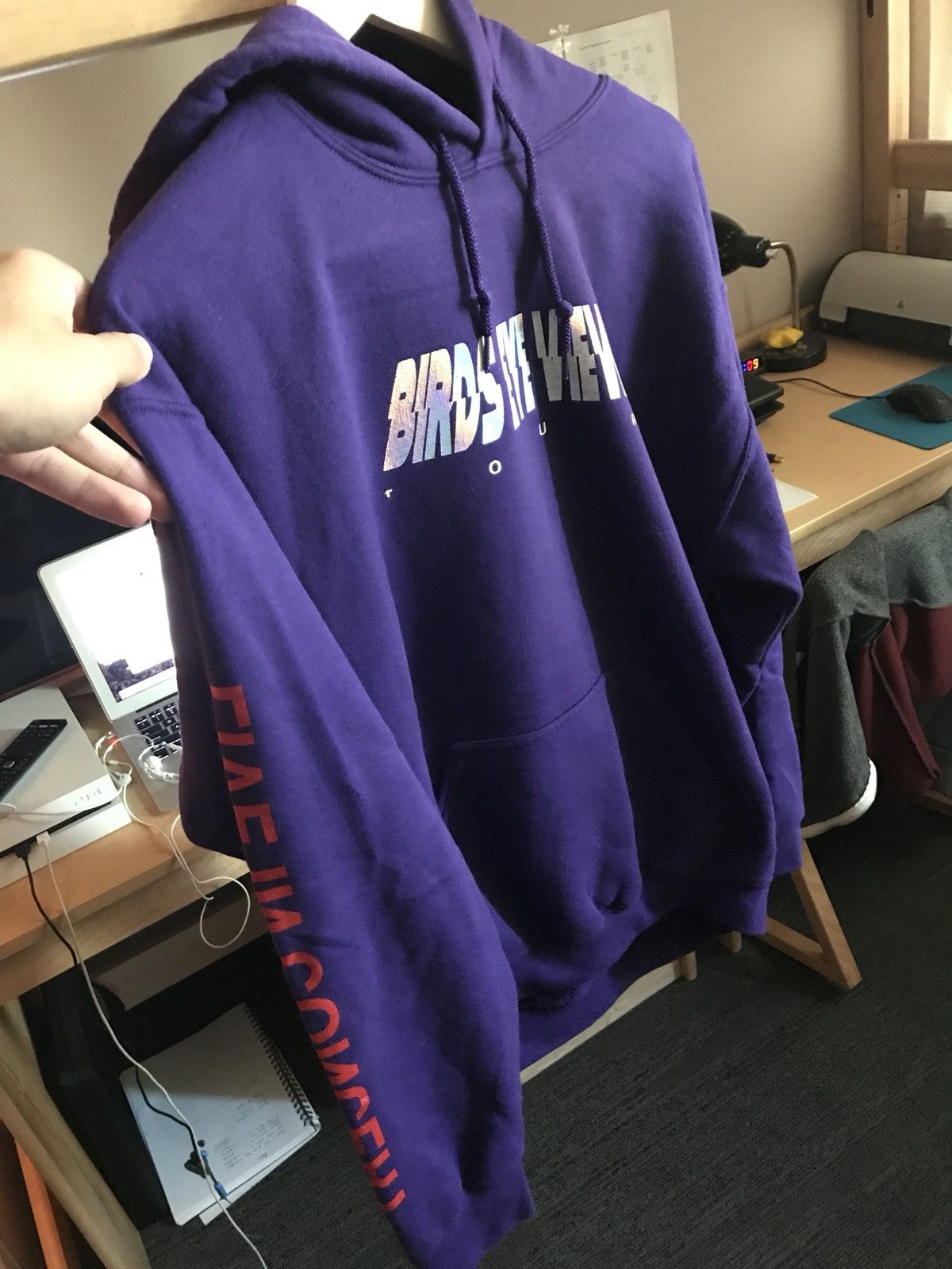 Travis Scott Purple Travis Scott Birds Eye View Tour Hoodie Size US M / EU 48-50 / 2 - 8 Thumbnail
