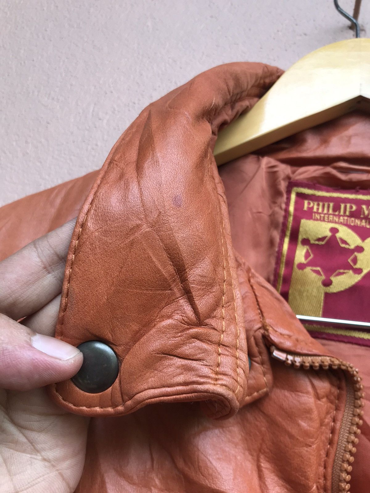 Vintage Philip Morris International by Vicerer Marlboro Leather Size US M / EU 48-50 / 2 - 23 Thumbnail