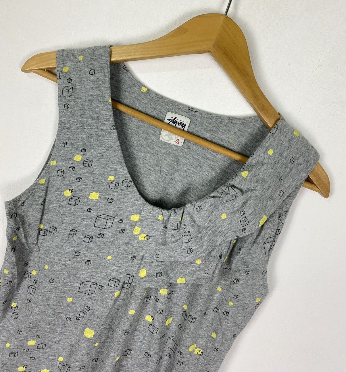 Stussy Stussy Girl Cubic Monogram Sleeveless Shirt Size S / US 4 / IT 40 - 3 Thumbnail