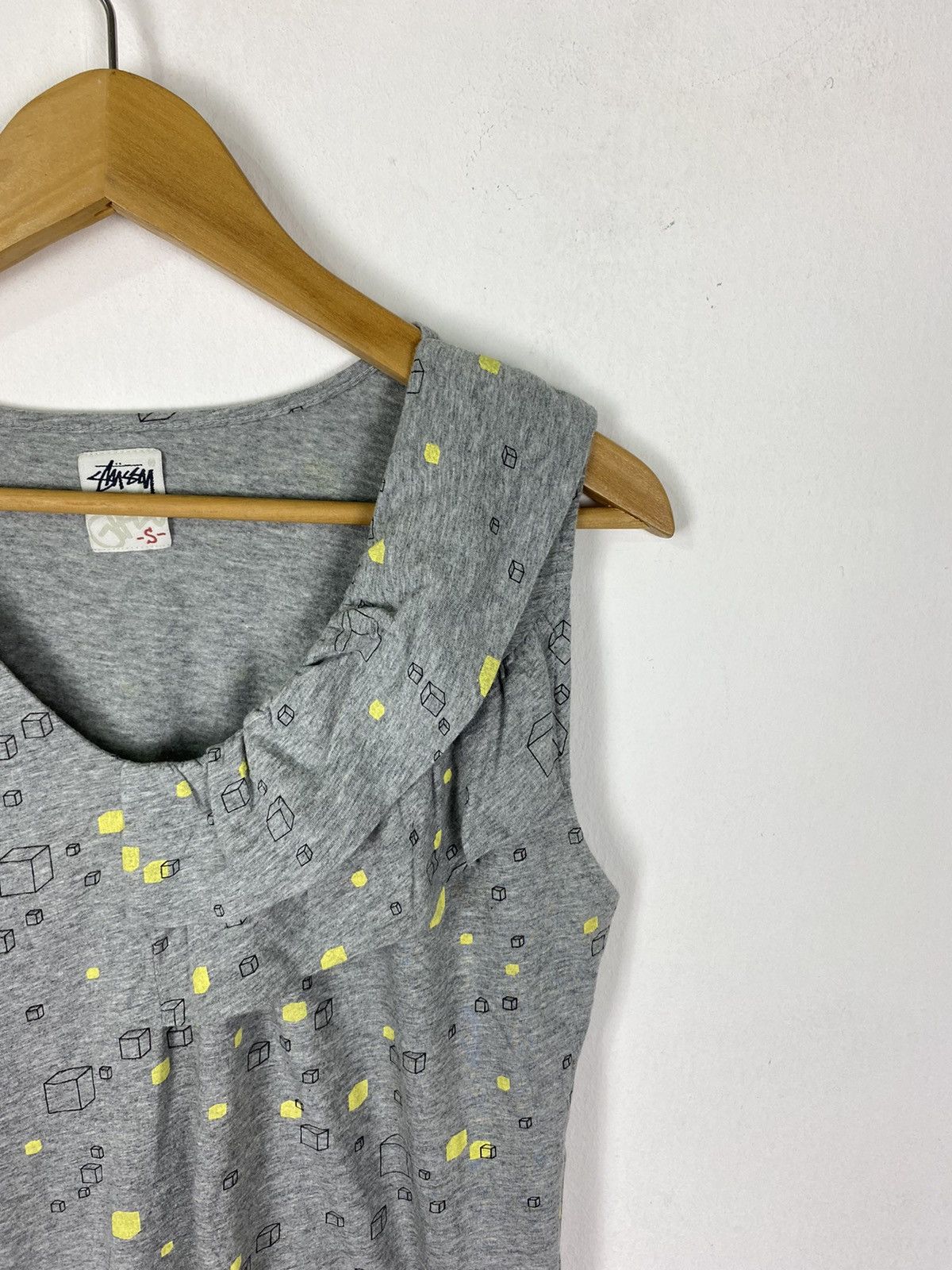 Stussy Stussy Girl Cubic Monogram Sleeveless Shirt Size S / US 4 / IT 40 - 5 Thumbnail