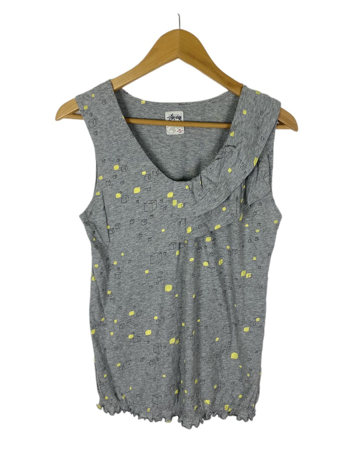 Stussy Stussy Girl Cubic Monogram Sleeveless Shirt Size S / US 4 / IT 40 - 1 Thumbnail