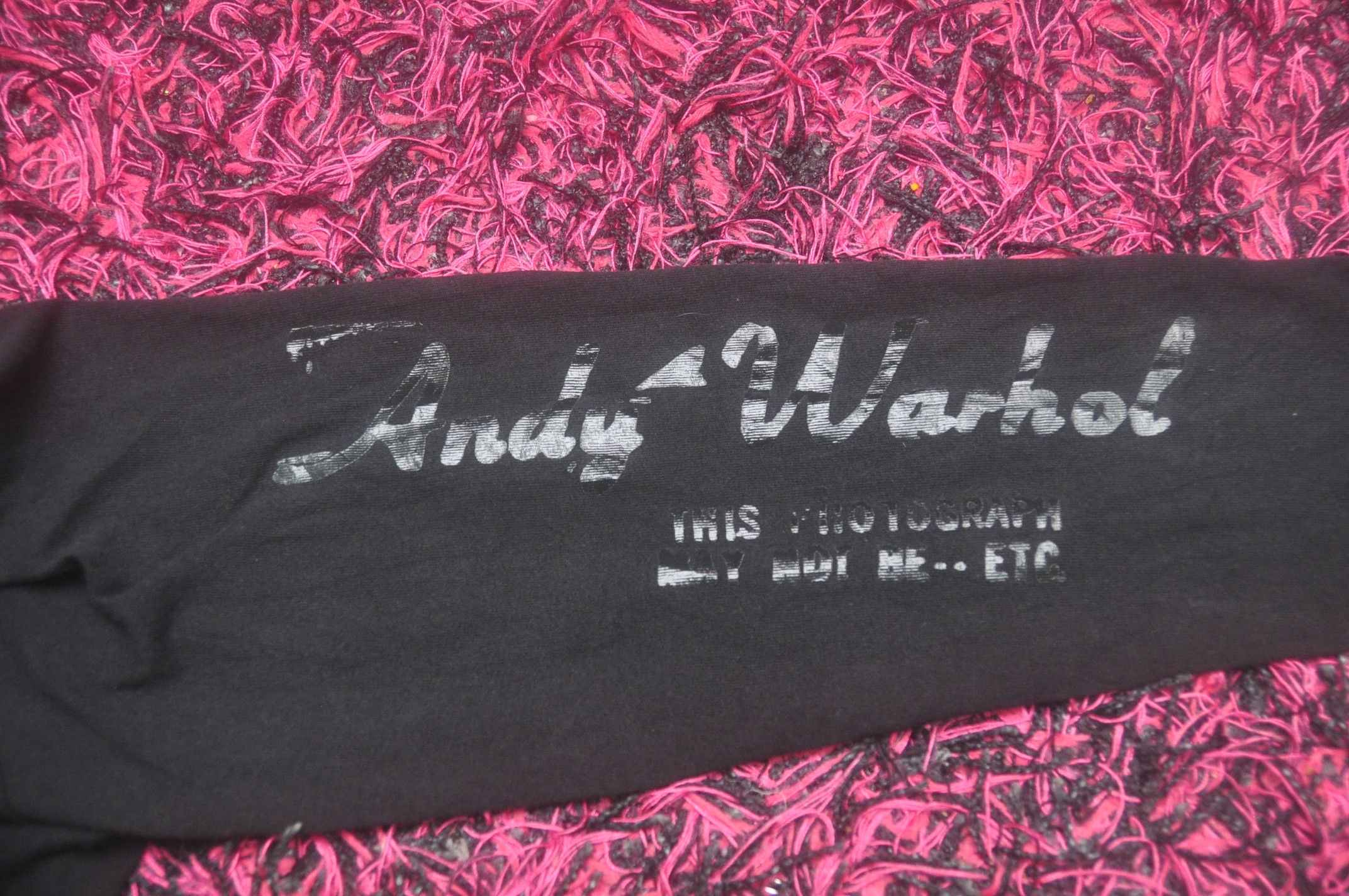 Andy Warhol × Japanese Brand × Vintage Vintage Andy Warhol Hamburger Black Colour Long Sleeve Size US L / EU 52-54 / 3 - 6 Thumbnail