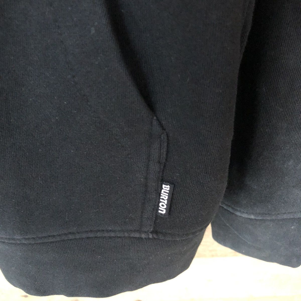 Burton × Vintage Burton Black Hoodie sweater japan skater #4737 Size US L / EU 52-54 / 3 - 7 Thumbnail