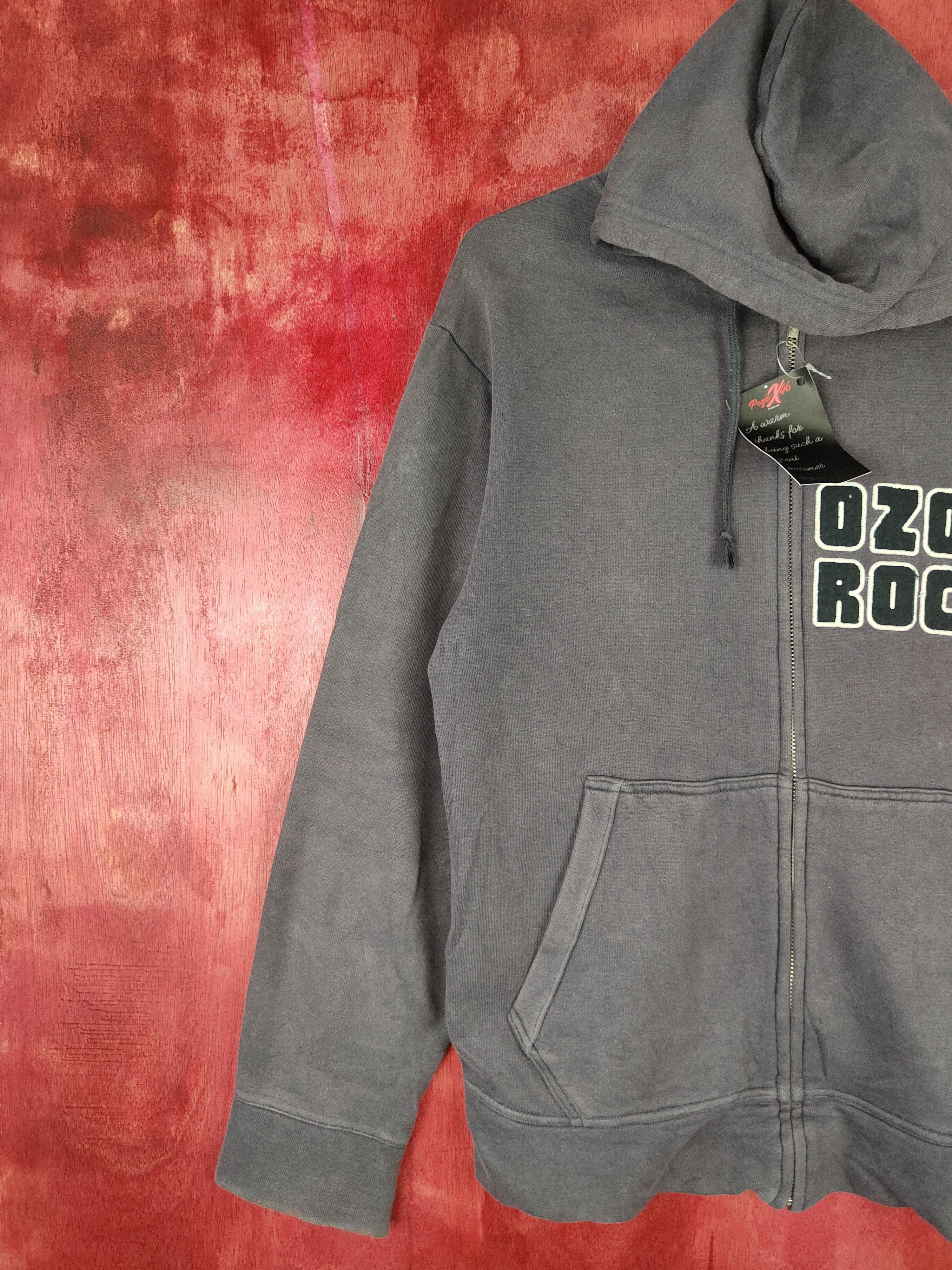 Band Tees Ozone Rocks Dark Blue Hoodie Sweater #4851 Size US M / EU 48-50 / 2 - 6 Thumbnail