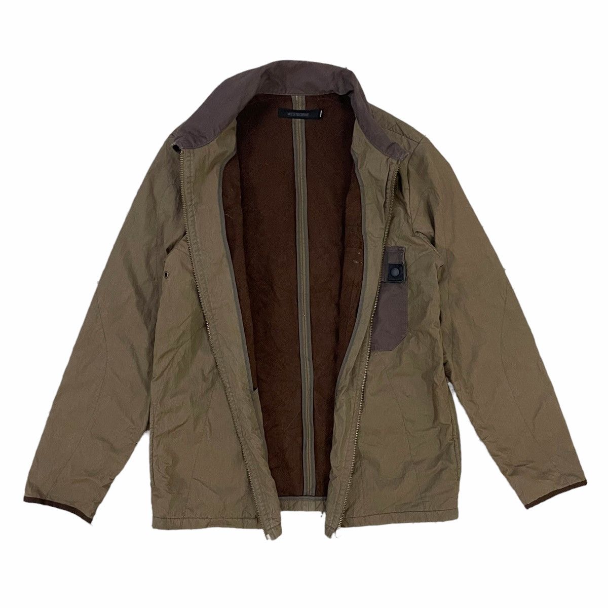 Japanese Brand 💥WESTBORNE MILITARY SINGLE POCKET GREEN JACKET Size US M / EU 48-50 / 2 - 5 Thumbnail