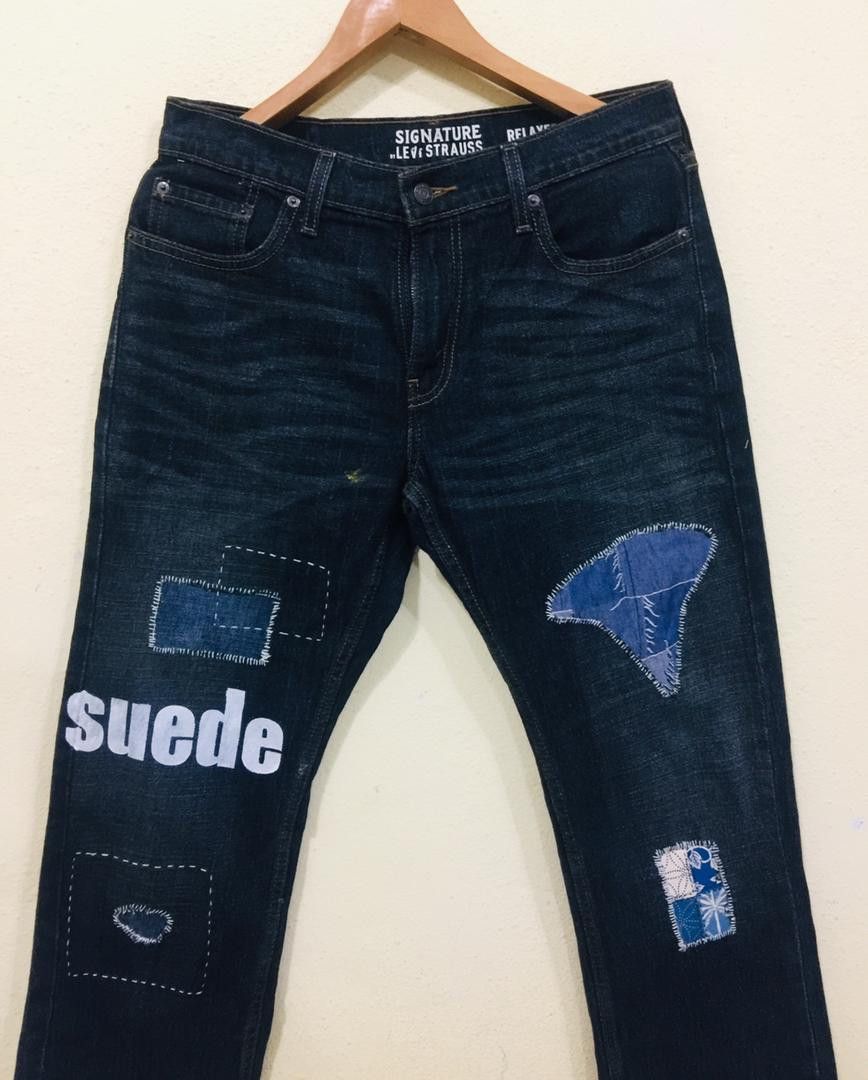 Japanese Brand × Levi's Vintage Levis Distressed Travis Scott Fashion Style Size US 32 / EU 48 - 4 Thumbnail