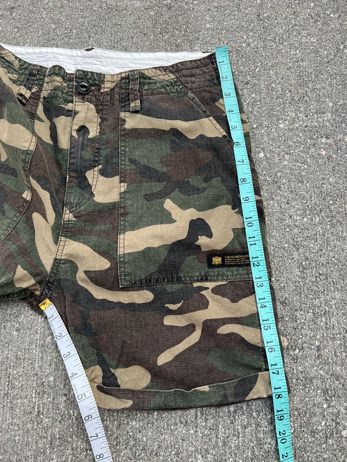 Neighborhood × South2 West8 Neighborhood Japan Ripstop Camouflage Military Short Pant Size US 31 - 4 Thumbnail