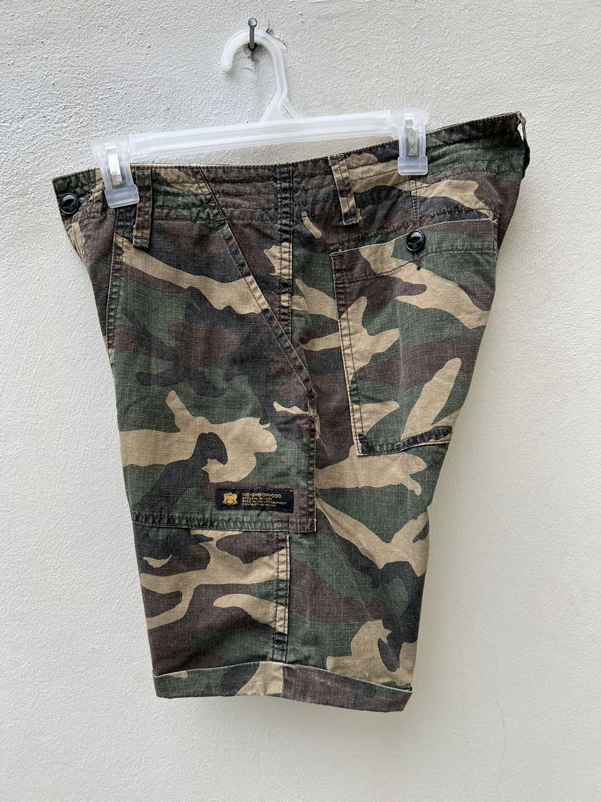 Neighborhood × South2 West8 Neighborhood Japan Ripstop Camouflage Military Short Pant Size US 31 - 14 Thumbnail