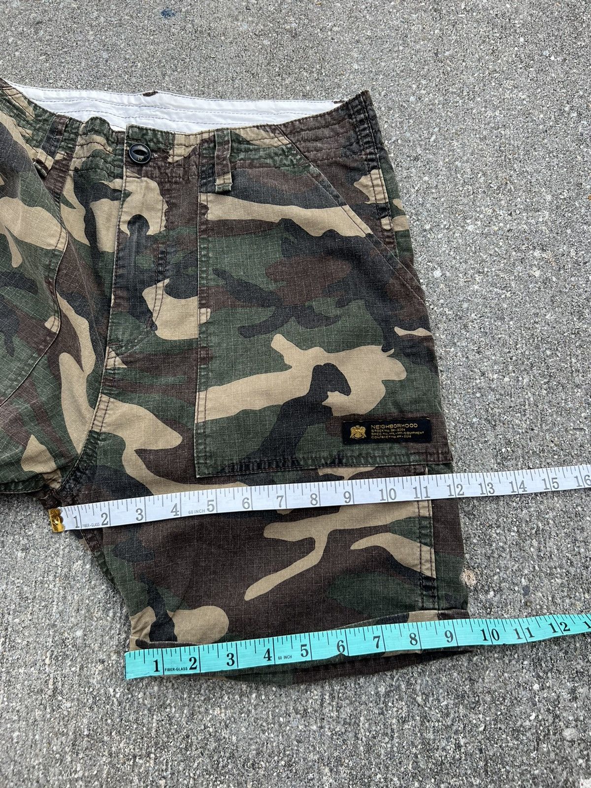 Neighborhood × South2 West8 Neighborhood Japan Ripstop Camouflage Military Short Pant Size US 31 - 3 Thumbnail